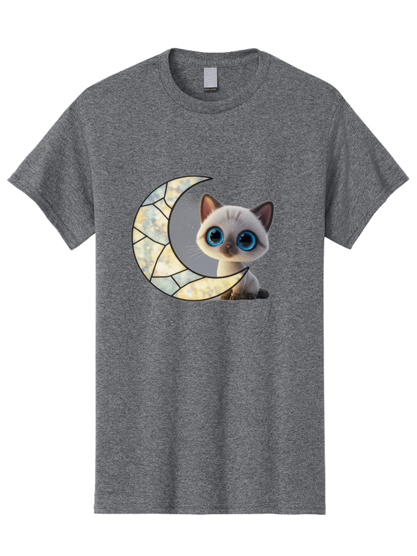 Cat-And-Crescent-Moon-1 Men'S Graphic Tee, 100% Cotton, Comfortable Casual Summer Wear, Machine Washable, Vintage Camera, Old Camera, Antique Camera, Black Camera, Classic Photography, Photography Equipment, Nostalgic Device, Film Camera, Bai619 13