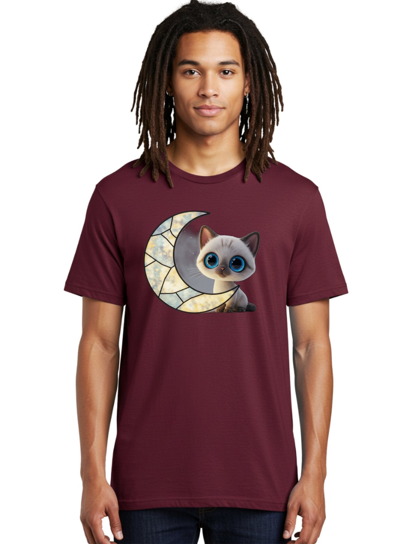 Cat-And-Crescent-Moon-1 Men'S Graphic Tee, 100% Cotton, Comfortable Casual Summer Wear, Machine Washable, Vintage Camera, Old Camera, Antique Camera, Black Camera, Classic Photography, Photography Equipment, Nostalgic Device, Film Camera, Bai619 22