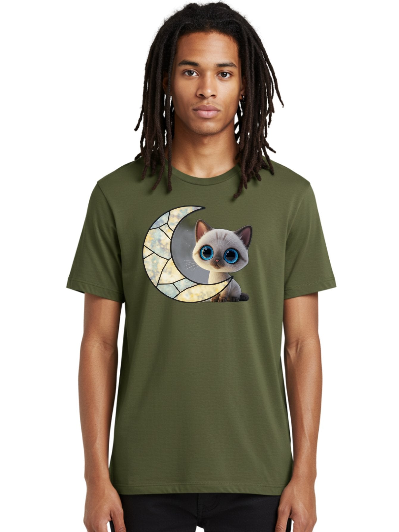 Cat-And-Crescent-Moon-1 Men'S Graphic Tee, 100% Cotton, Comfortable Casual Summer Wear, Machine Washable, Vintage Camera, Old Camera, Antique Camera, Black Camera, Classic Photography, Photography Equipment, Nostalgic Device, Film Camera, Bai619 27