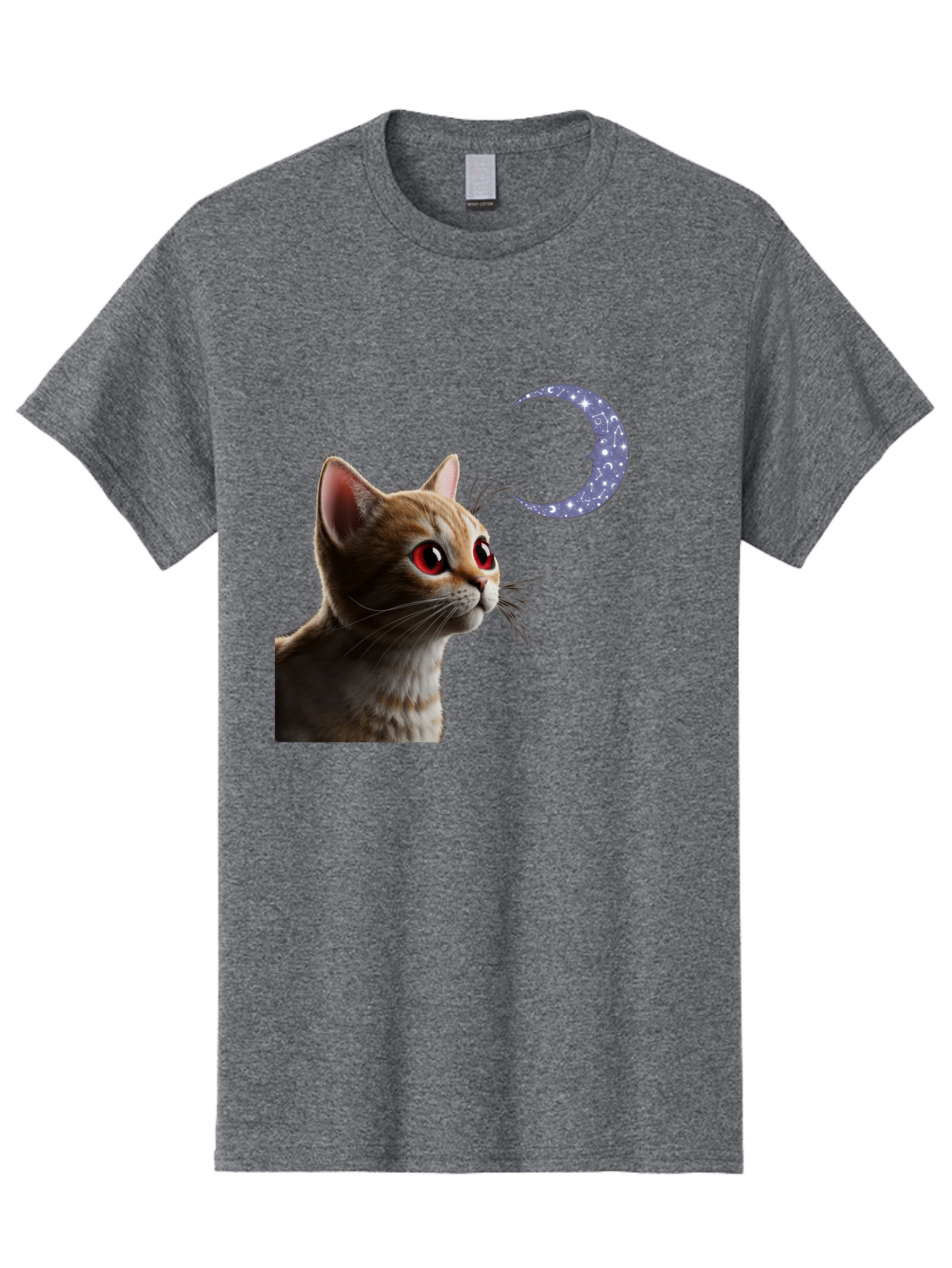 Cat-And-Crescent-Moon-2 Men'S Graphic Tee, 100% Cotton, Comfortable Casual Summer Wear, Machine Washable, Vintage Camera, Old Camera, Antique Camera, Black Camera, Classic Photography, Photography Equipment, Nostalgic Device, Film Camera, Bai620 10