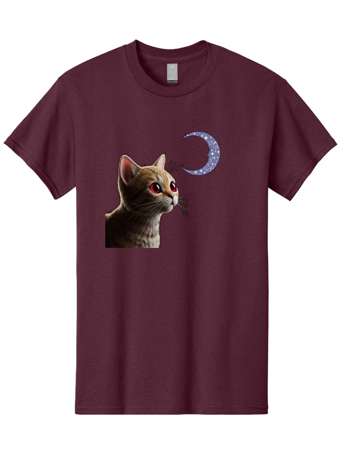 Cat-And-Crescent-Moon-2 Men'S Graphic Tee, 100% Cotton, Comfortable Casual Summer Wear, Machine Washable, Vintage Camera, Old Camera, Antique Camera, Black Camera, Classic Photography, Photography Equipment, Nostalgic Device, Film Camera, Bai620 13