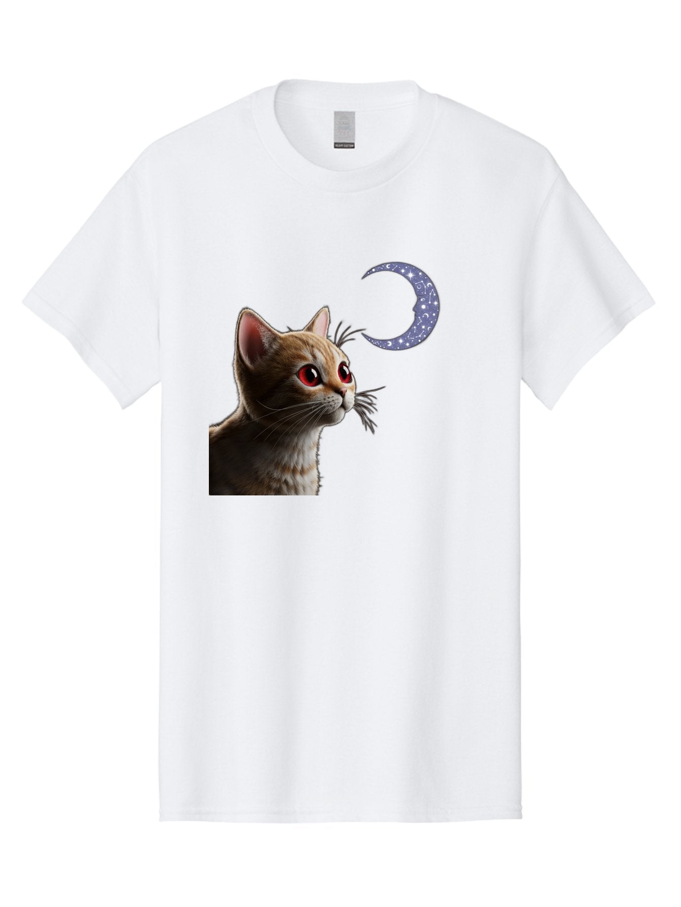 Cat-And-Crescent-Moon-2 Men'S Graphic Tee, 100% Cotton, Comfortable Casual Summer Wear, Machine Washable, Vintage Camera, Old Camera, Antique Camera, Black Camera, Classic Photography, Photography Equipment, Nostalgic Device, Film Camera, Bai620 7