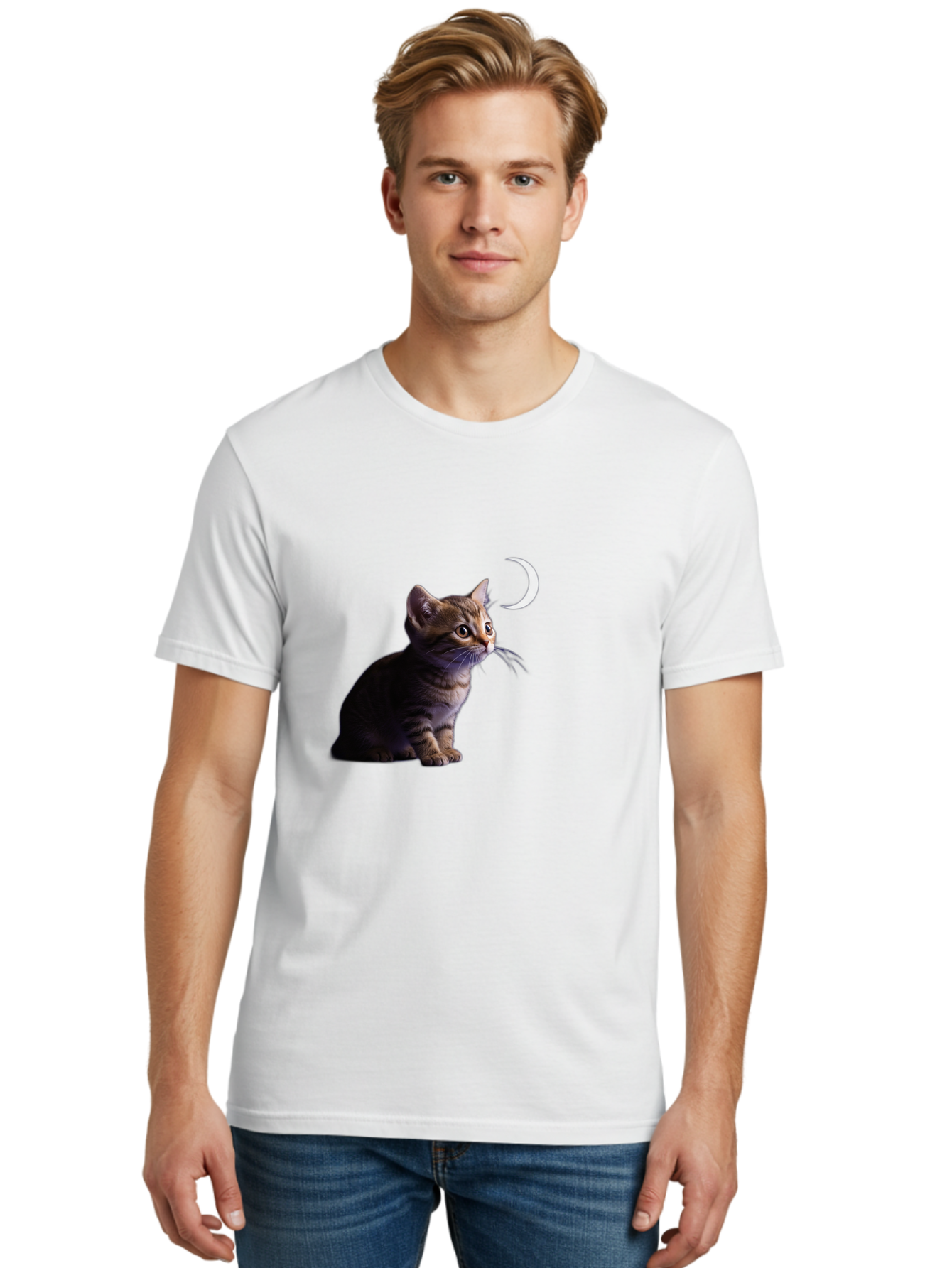 Cat-And-Crescent-Moon Men'S Graphic Tee, 100% Cotton, Comfortable Casual Summer Wear, Machine Washable, Vintage Camera, Old Camera, Antique Camera, Black Camera, Classic Photography, Photography Equipment, Nostalgic Device, Film Camera, Bai622 29