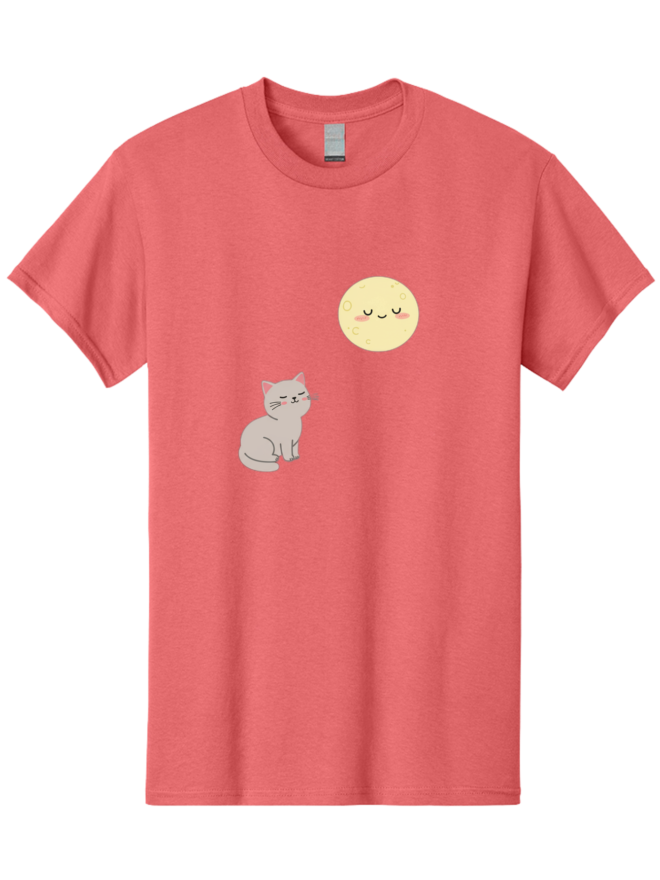 Cat-And-Moon-1 Men'S Graphic Tee, 100% Cotton, Comfortable Casual Summer Wear, Machine Washable, Vintage Camera, Old Camera, Antique Camera, Black Camera, Classic Photography, Photography Equipment, Nostalgic Device, Film Camera, Camera Art Bai623 15