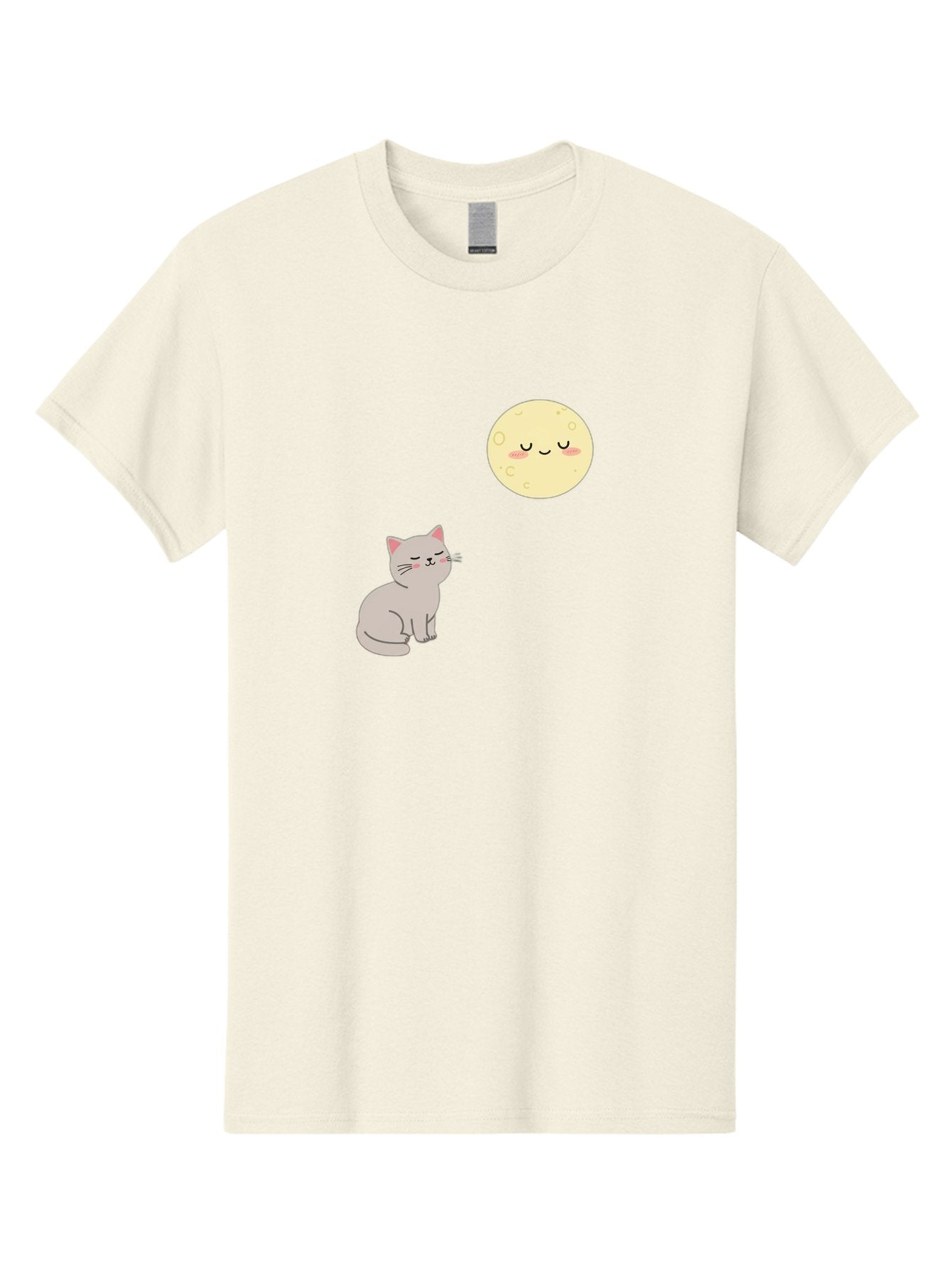 Cat-And-Moon-1 Men'S Graphic Tee, 100% Cotton, Comfortable Casual Summer Wear, Machine Washable, Vintage Camera, Old Camera, Antique Camera, Black Camera, Classic Photography, Photography Equipment, Nostalgic Device, Film Camera, Camera Art Bai623 4