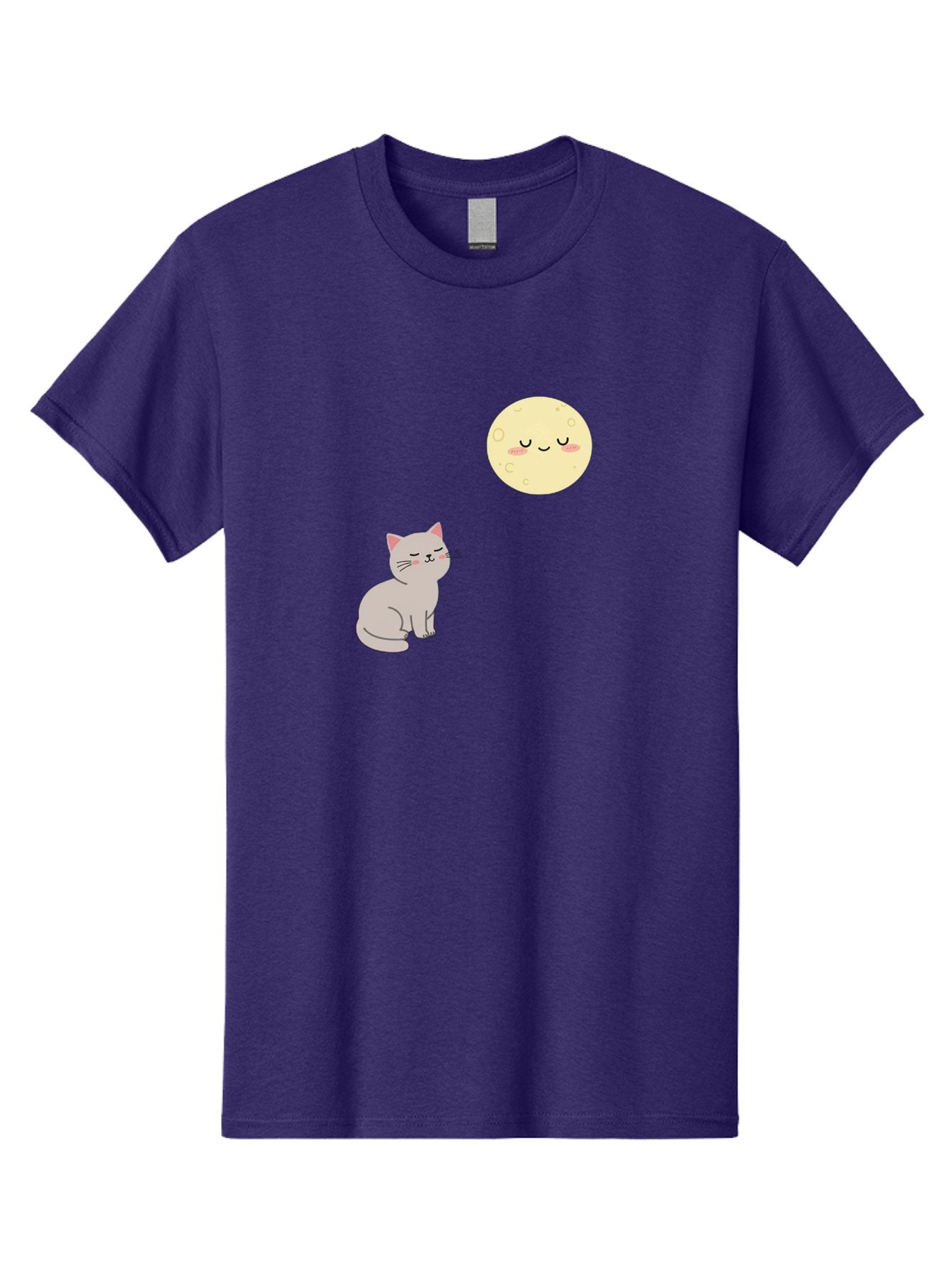 Cat-And-Moon-1 Men'S Graphic Tee, 100% Cotton, Comfortable Casual Summer Wear, Machine Washable, Vintage Camera, Old Camera, Antique Camera, Black Camera, Classic Photography, Photography Equipment, Nostalgic Device, Film Camera, Camera Art Bai623 8