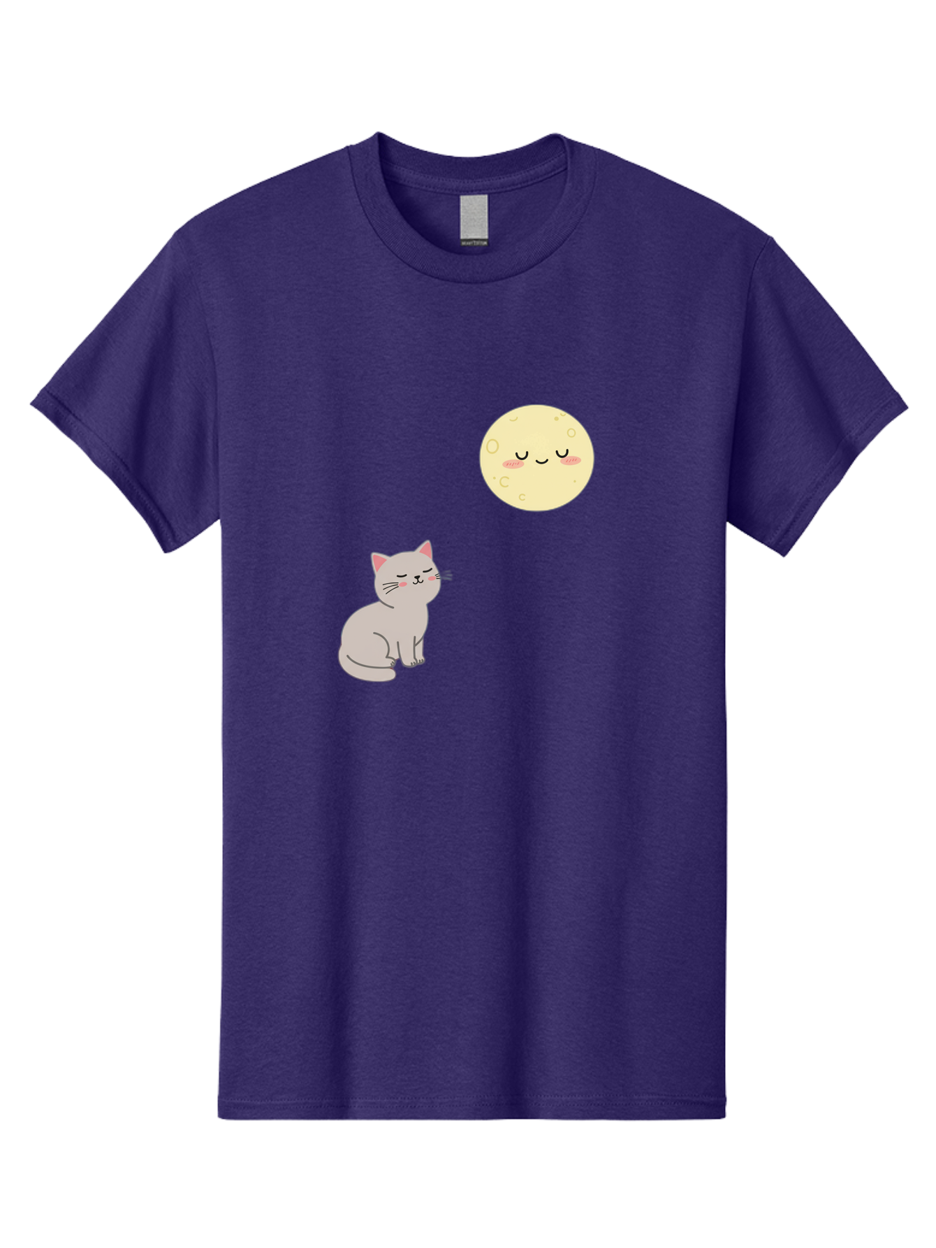 Cat-And-Moon-1 Men'S Graphic Tee, 100% Cotton, Comfortable Casual Summer Wear, Machine Washable, Vintage Camera, Old Camera, Antique Camera, Black Camera, Classic Photography, Photography Equipment, Nostalgic Device, Film Camera, Camera Art Bai623 6
