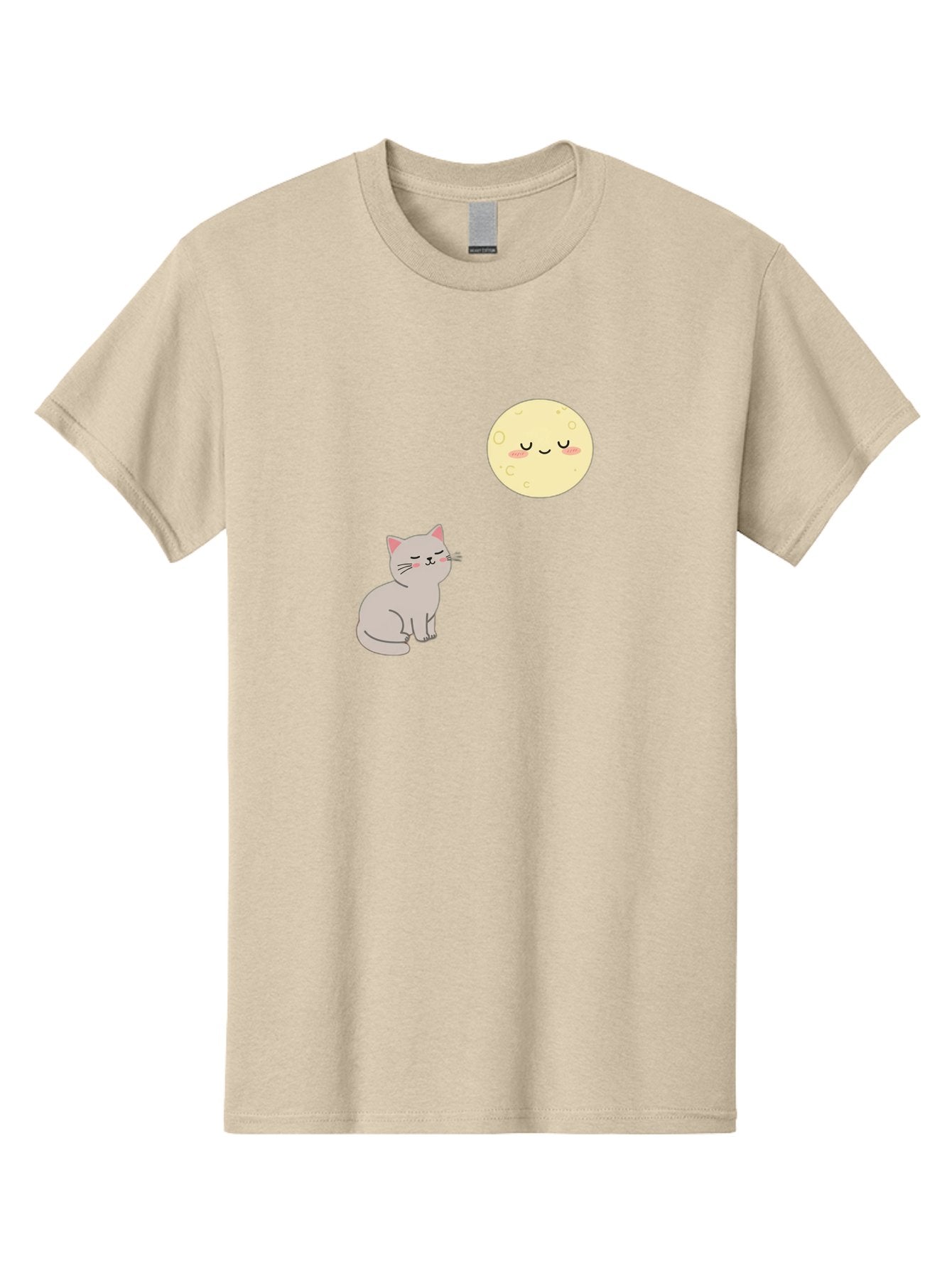 Cat-And-Moon-1 Men'S Graphic Tee, 100% Cotton, Comfortable Casual Summer Wear, Machine Washable, Vintage Camera, Old Camera, Antique Camera, Black Camera, Classic Photography, Photography Equipment, Nostalgic Device, Film Camera, Camera Art Bai623 11