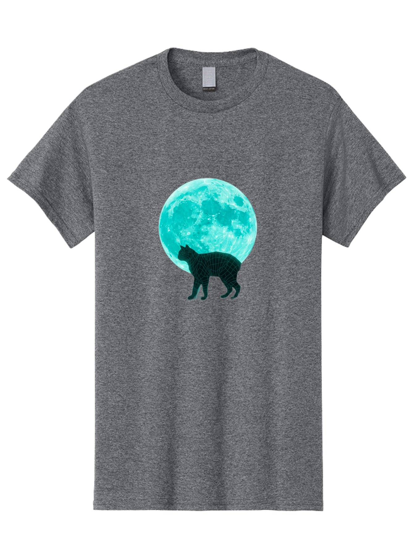 Cat-And-Moon-2 Men'S Graphic Tee, 100% Cotton, Comfortable Casual Summer Wear, Machine Washable, Vintage Camera, Old Camera, Antique Camera, Black Camera, Classic Photography, Photography Equipment, Nostalgic Device, Film Camera, Camera Art Bai624 11