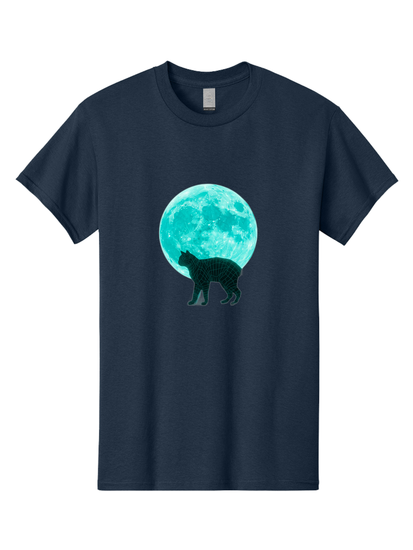 Cat-And-Moon-2 Men'S Graphic Tee, 100% Cotton, Comfortable Casual Summer Wear, Machine Washable, Vintage Camera, Old Camera, Antique Camera, Black Camera, Classic Photography, Photography Equipment, Nostalgic Device, Film Camera, Camera Art Bai624 5