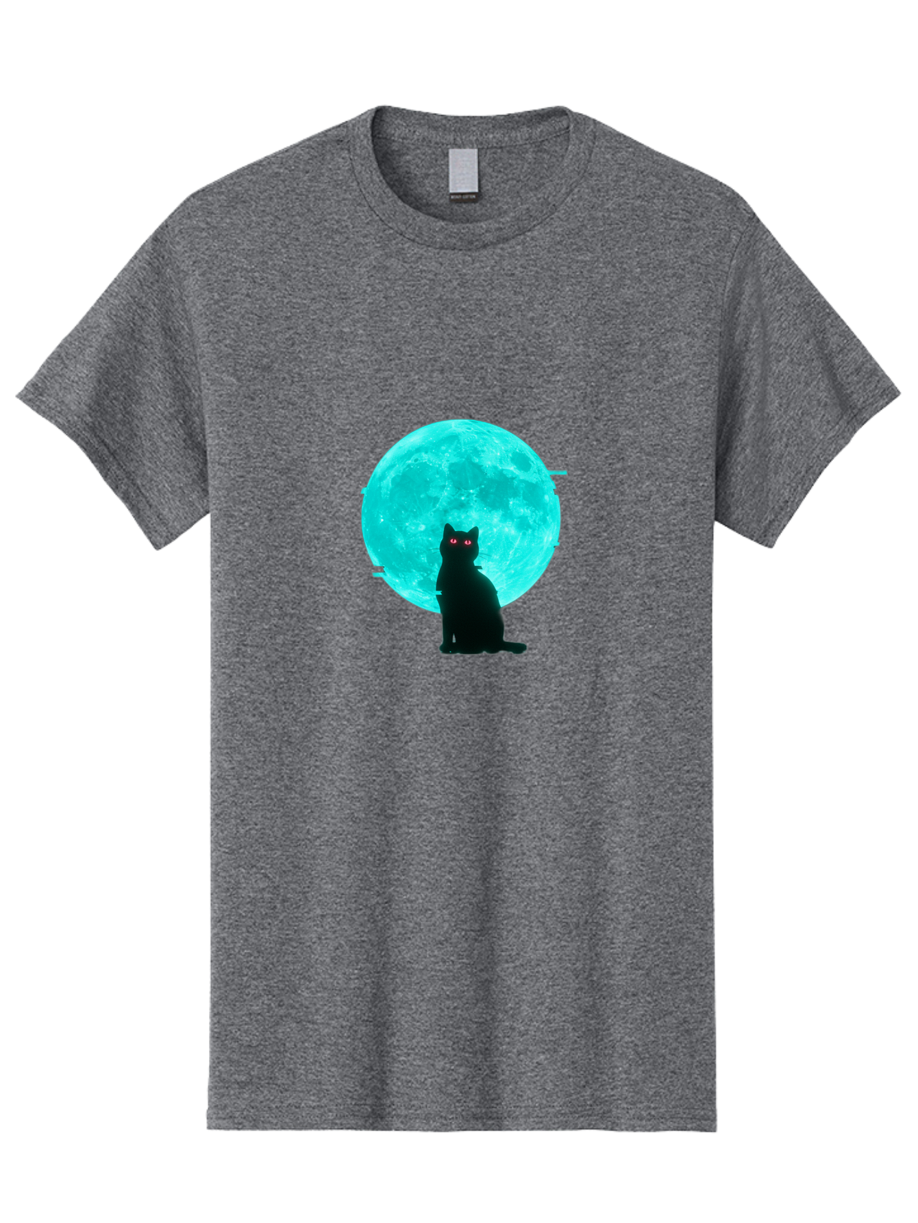 Cat-And-Moon-3 Men'S Graphic Tee, 100% Cotton, Comfortable Casual Summer Wear, Machine Washable, Vintage Camera, Old Camera, Antique Camera, Black Camera, Classic Photography, Photography Equipment, Nostalgic Device, Film Camera, Camera Art Bai625 6