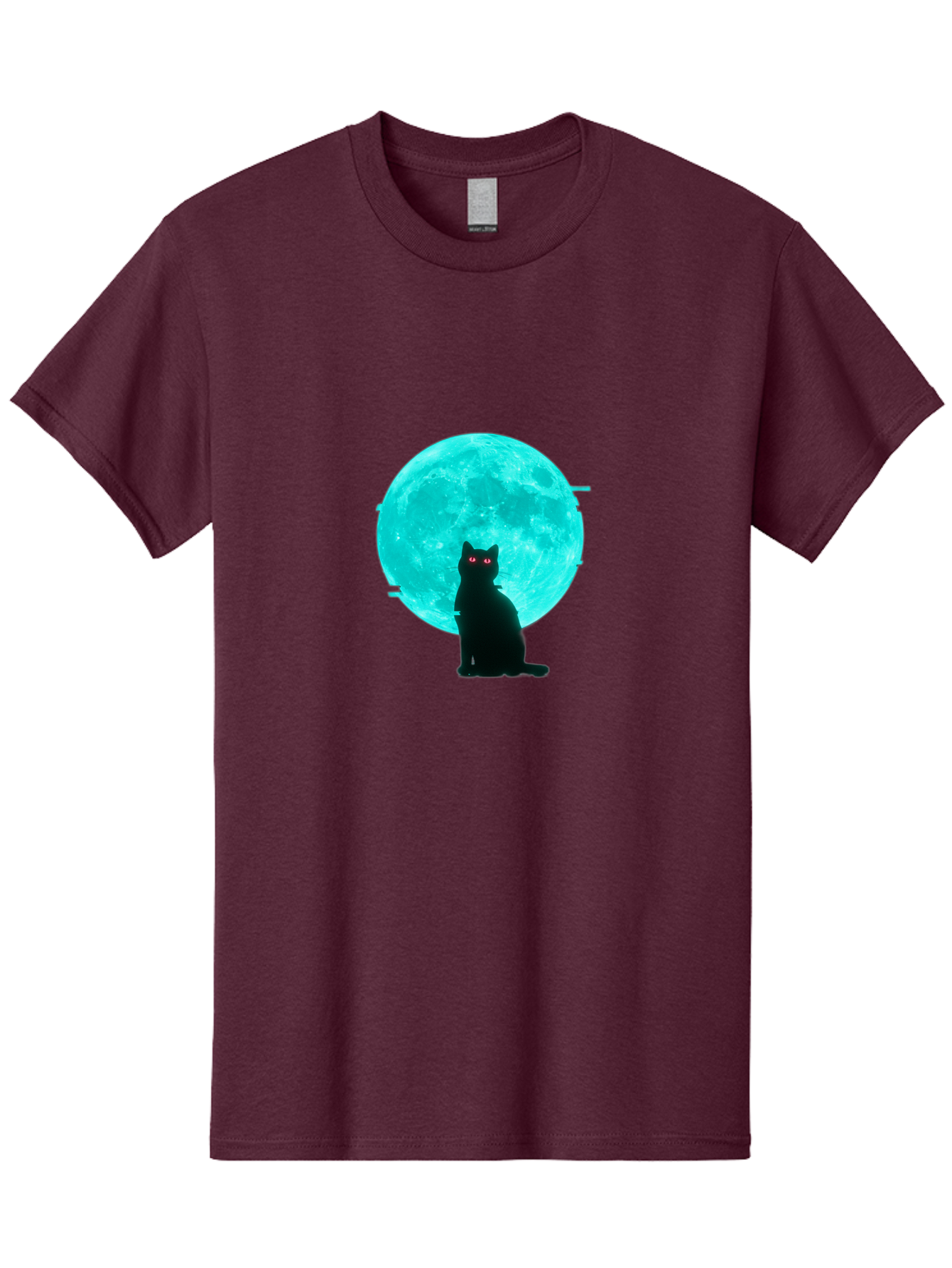 Cat-And-Moon-3 Men'S Graphic Tee, 100% Cotton, Comfortable Casual Summer Wear, Machine Washable, Vintage Camera, Old Camera, Antique Camera, Black Camera, Classic Photography, Photography Equipment, Nostalgic Device, Film Camera, Camera Art Bai625 4