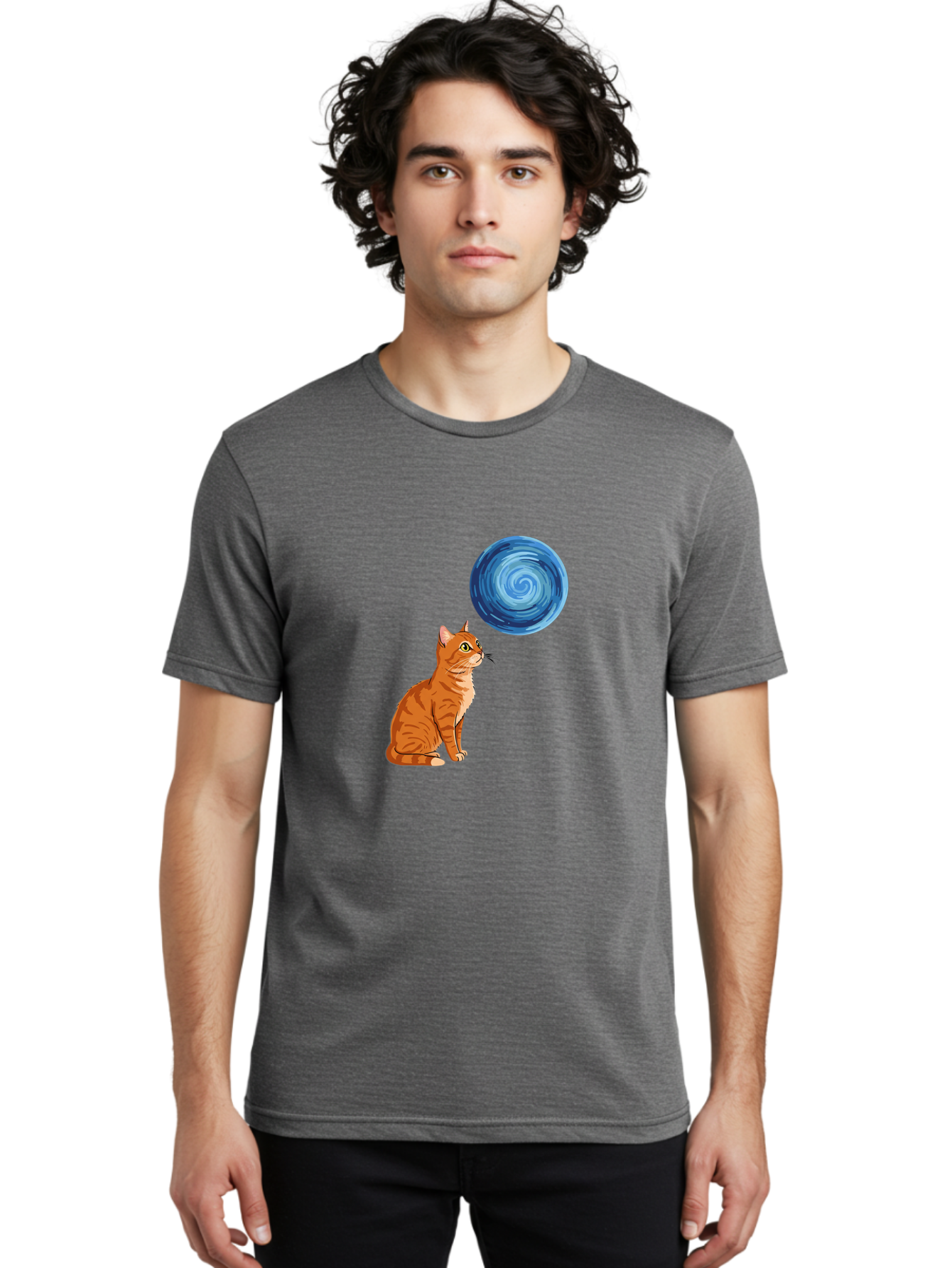 Cat-And-Swirl Men'S Graphic Tee, 100% Cotton, Comfortable Casual Summer Wear, Machine Washable, Vintage Camera, Old Camera, Antique Camera, Black Camera, Classic Photography, Photography Equipment, Nostalgic Device, Film Camera, Camera Art Bai627 30