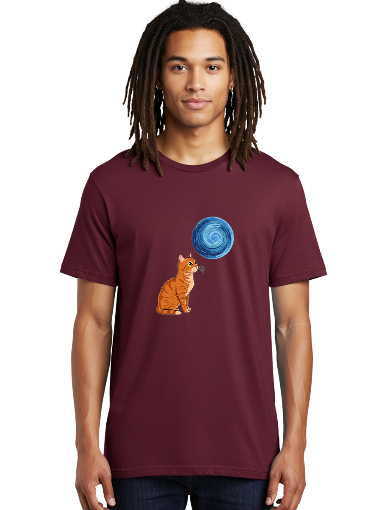 Cat-And-Swirl Men'S Graphic Tee, 100% Cotton, Comfortable Casual Summer Wear, Machine Washable, Vintage Camera, Old Camera, Antique Camera, Black Camera, Classic Photography, Photography Equipment, Nostalgic Device, Film Camera, Camera Art Bai627 21