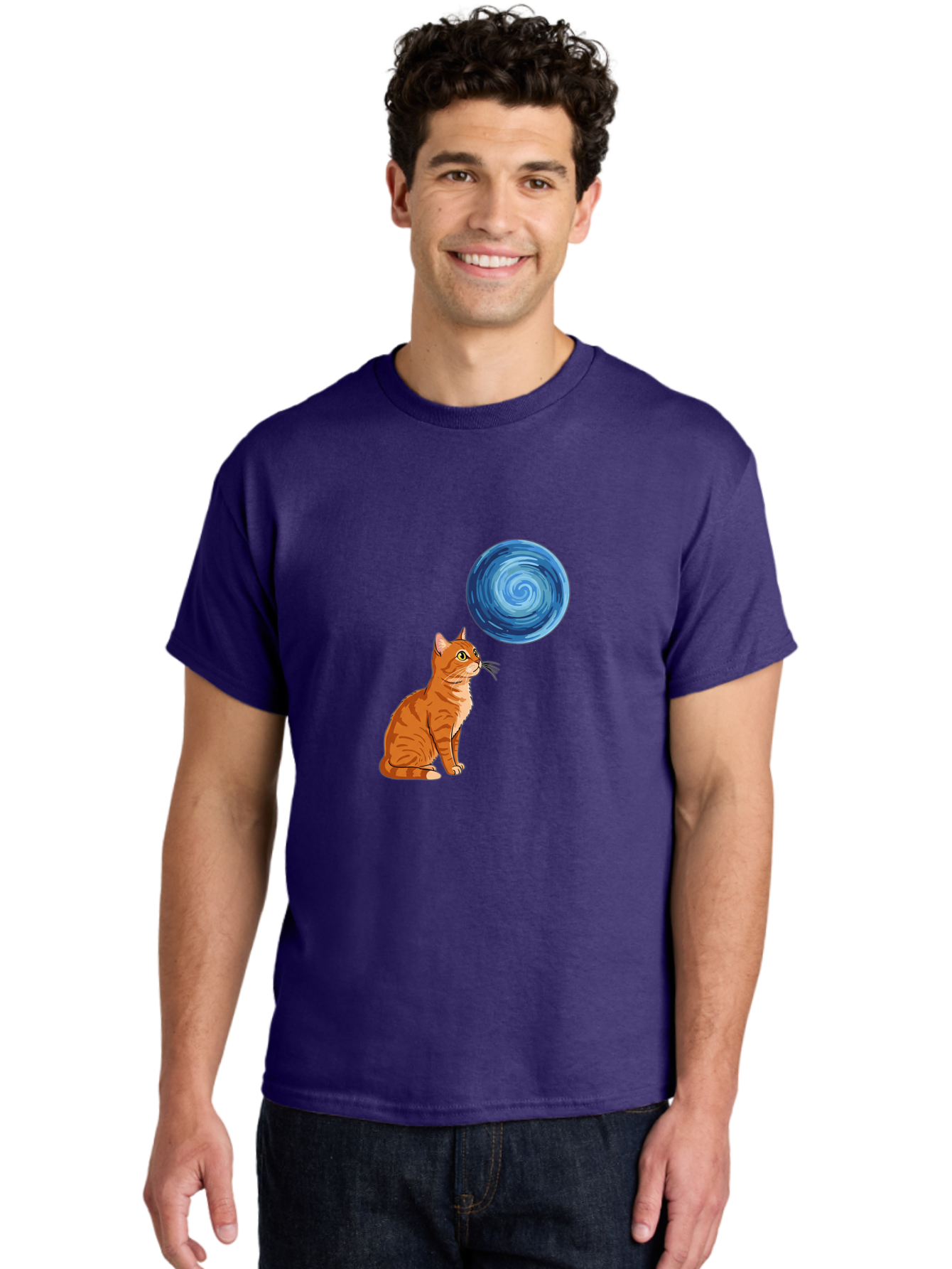 Cat-And-Swirl Men'S Graphic Tee, 100% Cotton, Comfortable Casual Summer Wear, Machine Washable, Vintage Camera, Old Camera, Antique Camera, Black Camera, Classic Photography, Photography Equipment, Nostalgic Device, Film Camera, Camera Art Bai627 22