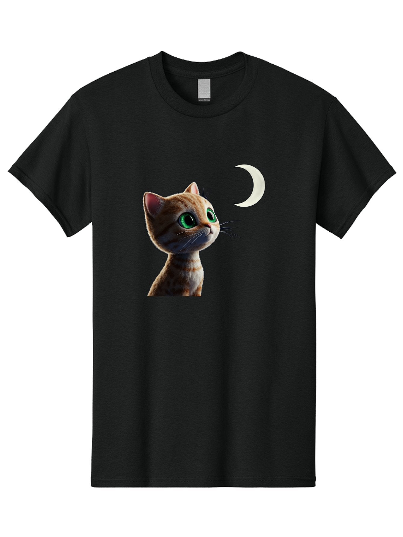 Cat-Gazing-At-Crescent-Moon Men'S Graphic Tee, 100% Cotton, Comfortable Casual Summer Wear, Machine Washable, Vintage Camera, Old Camera, Antique Camera, Black Camera, Classic Photography, Photography Equipment, Nostalgic Device, Film Camera, Bai628 5