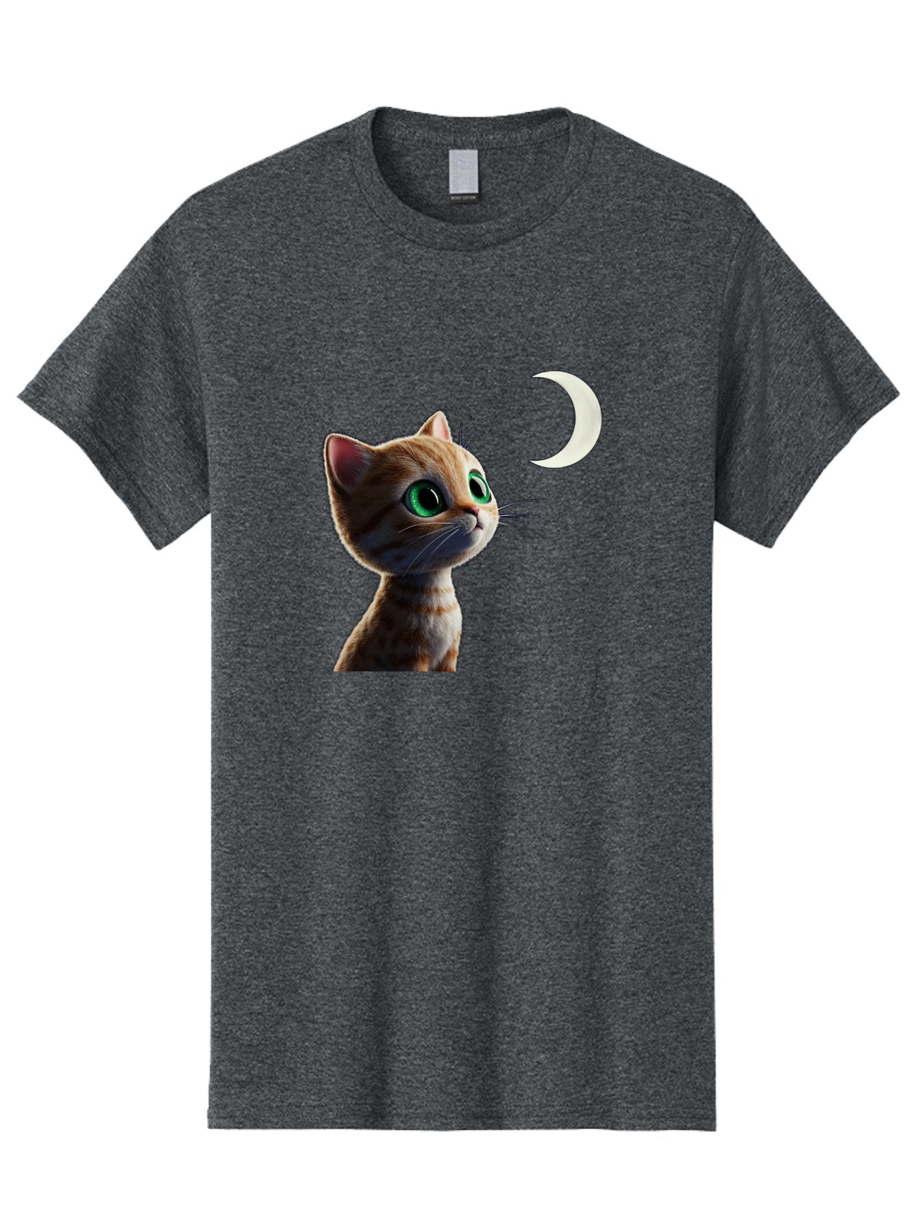 Cat-Gazing-At-Crescent-Moon Men'S Graphic Tee, 100% Cotton, Comfortable Casual Summer Wear, Machine Washable, Vintage Camera, Old Camera, Antique Camera, Black Camera, Classic Photography, Photography Equipment, Nostalgic Device, Film Camera, Bai628 12
