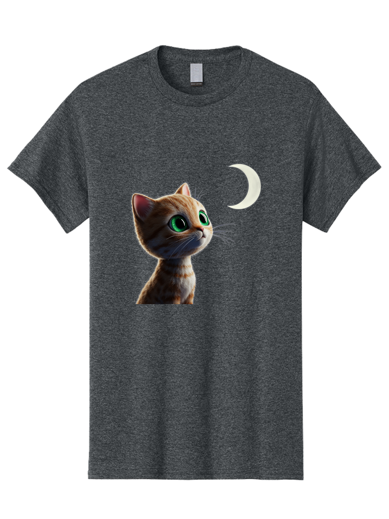 Cat-Gazing-At-Crescent-Moon Men'S Graphic Tee, 100% Cotton, Comfortable Casual Summer Wear, Machine Washable, Vintage Camera, Old Camera, Antique Camera, Black Camera, Classic Photography, Photography Equipment, Nostalgic Device, Film Camera, Bai628 3