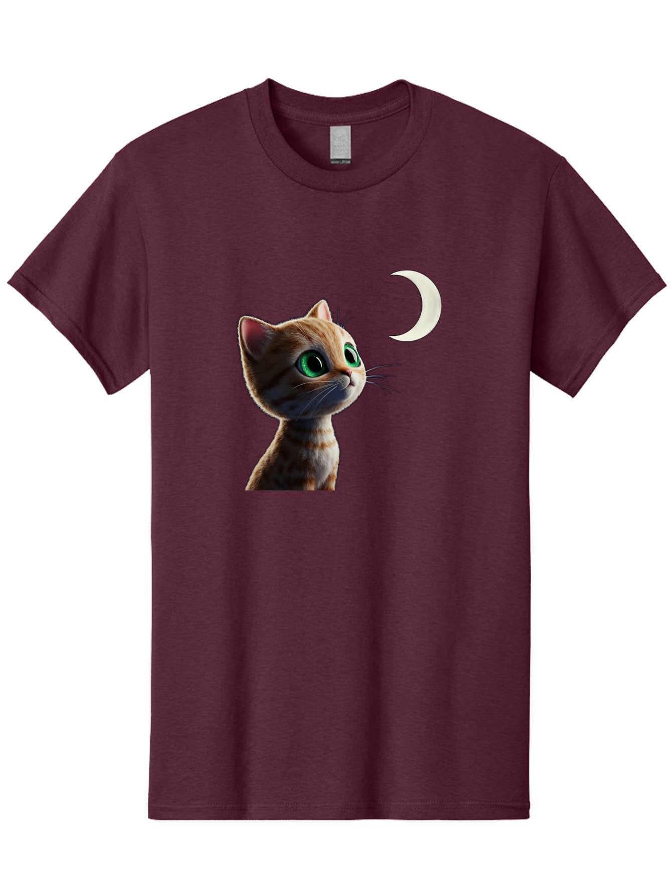 Cat-Gazing-At-Crescent-Moon Men'S Graphic Tee, 100% Cotton, Comfortable Casual Summer Wear, Machine Washable, Vintage Camera, Old Camera, Antique Camera, Black Camera, Classic Photography, Photography Equipment, Nostalgic Device, Film Camera, Bai628 4
