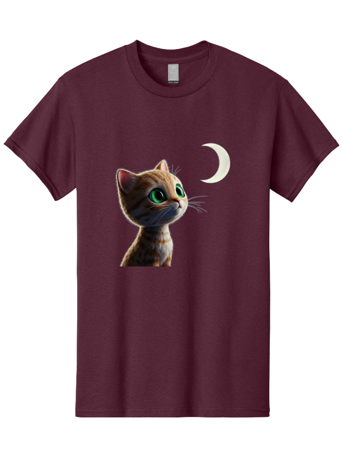 Cat-Gazing-At-Crescent-Moon Men'S Graphic Tee, 100% Cotton, Comfortable Casual Summer Wear, Machine Washable, Vintage Camera, Old Camera, Antique Camera, Black Camera, Classic Photography, Photography Equipment, Nostalgic Device, Film Camera, Bai628 12