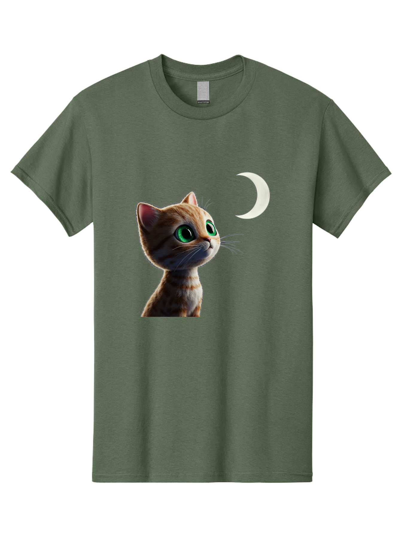 Cat-Gazing-At-Crescent-Moon Men'S Graphic Tee, 100% Cotton, Comfortable Casual Summer Wear, Machine Washable, Vintage Camera, Old Camera, Antique Camera, Black Camera, Classic Photography, Photography Equipment, Nostalgic Device, Film Camera, Bai628 13