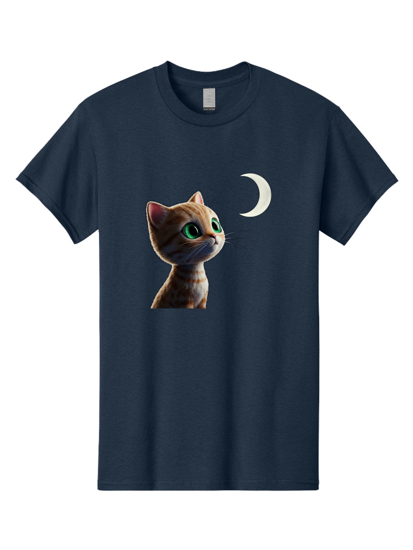 Cat-Gazing-At-Crescent-Moon Men'S Graphic Tee, 100% Cotton, Comfortable Casual Summer Wear, Machine Washable, Vintage Camera, Old Camera, Antique Camera, Black Camera, Classic Photography, Photography Equipment, Nostalgic Device, Film Camera, Bai628 13