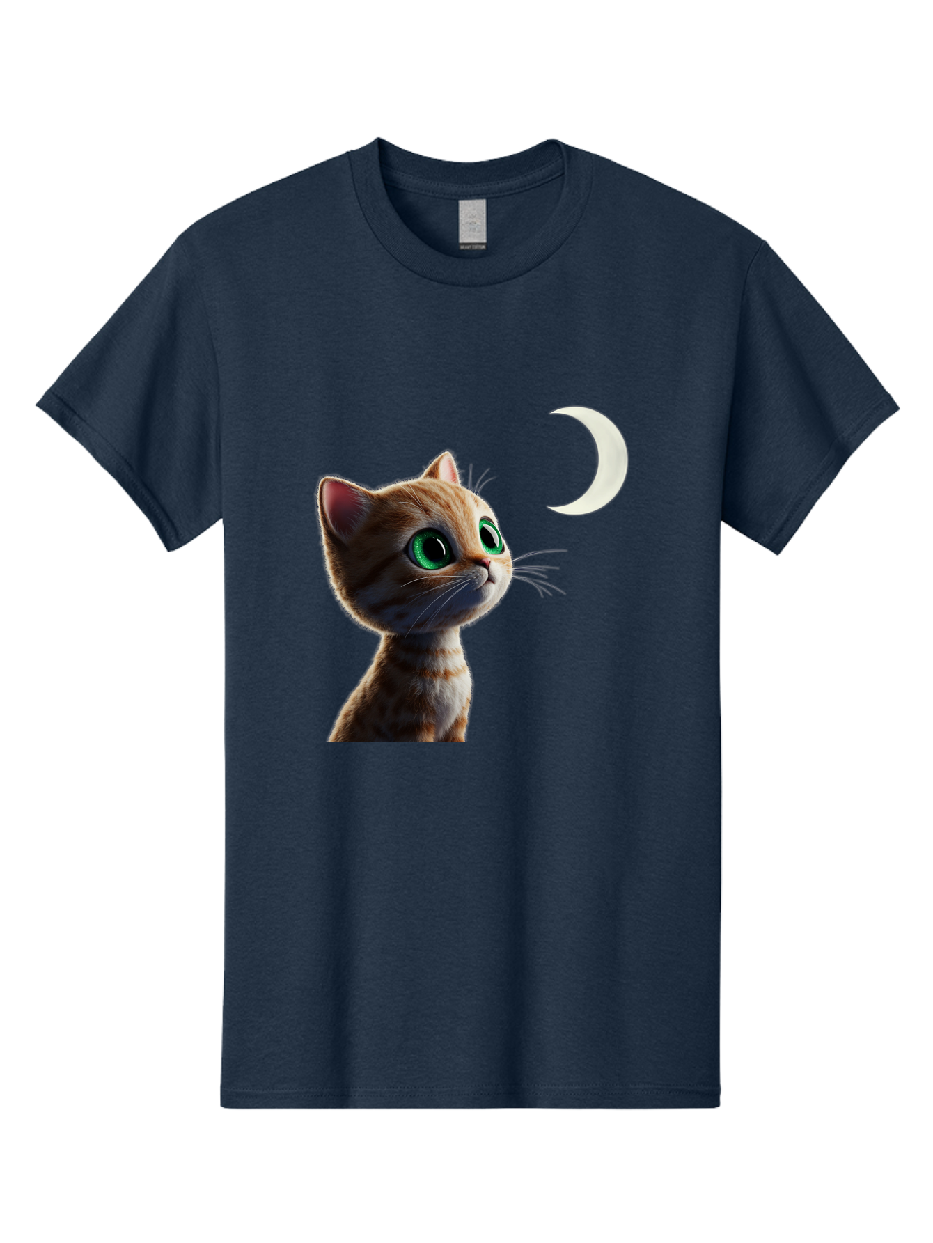 Cat-Gazing-At-Crescent-Moon Men'S Graphic Tee, 100% Cotton, Comfortable Casual Summer Wear, Machine Washable, Vintage Camera, Old Camera, Antique Camera, Black Camera, Classic Photography, Photography Equipment, Nostalgic Device, Film Camera, Bai628 15