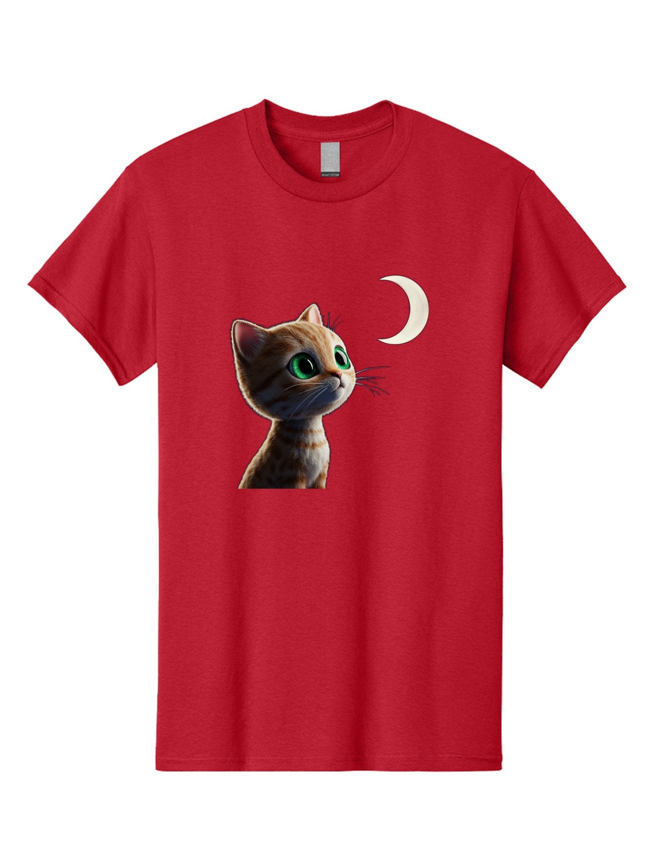 Cat-Gazing-At-Crescent-Moon Men'S Graphic Tee, 100% Cotton, Comfortable Casual Summer Wear, Machine Washable, Vintage Camera, Old Camera, Antique Camera, Black Camera, Classic Photography, Photography Equipment, Nostalgic Device, Film Camera, Bai628 9