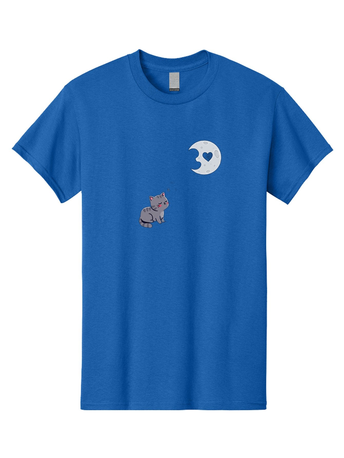 Cat-Gazing-At-Heart-Moon Men'S Graphic Tee, 100% Cotton, Comfortable Casual Summer Wear, Machine Washable, Vintage Camera, Old Camera, Antique Camera, Black Camera, Classic Photography, Photography Equipment, Nostalgic Device, Film Camera, Bai629 13