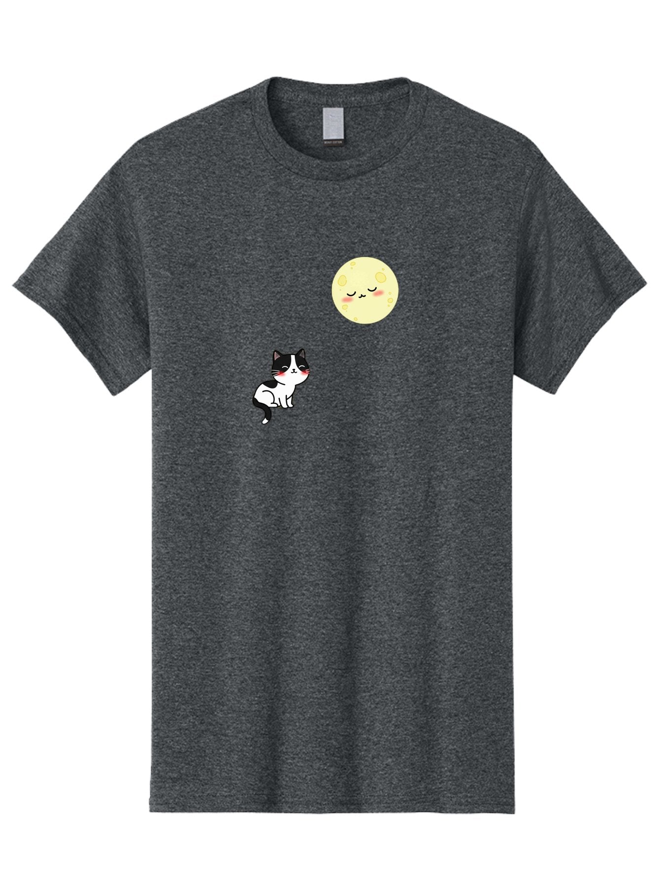 Cat-Gazing-At-Moon Men'S Graphic Tee, 100% Cotton, Comfortable Casual Summer Wear, Machine Washable, Vintage Camera, Old Camera, Antique Camera, Black Camera, Classic Photography, Photography Equipment, Nostalgic Device, Film Camera, Bai630