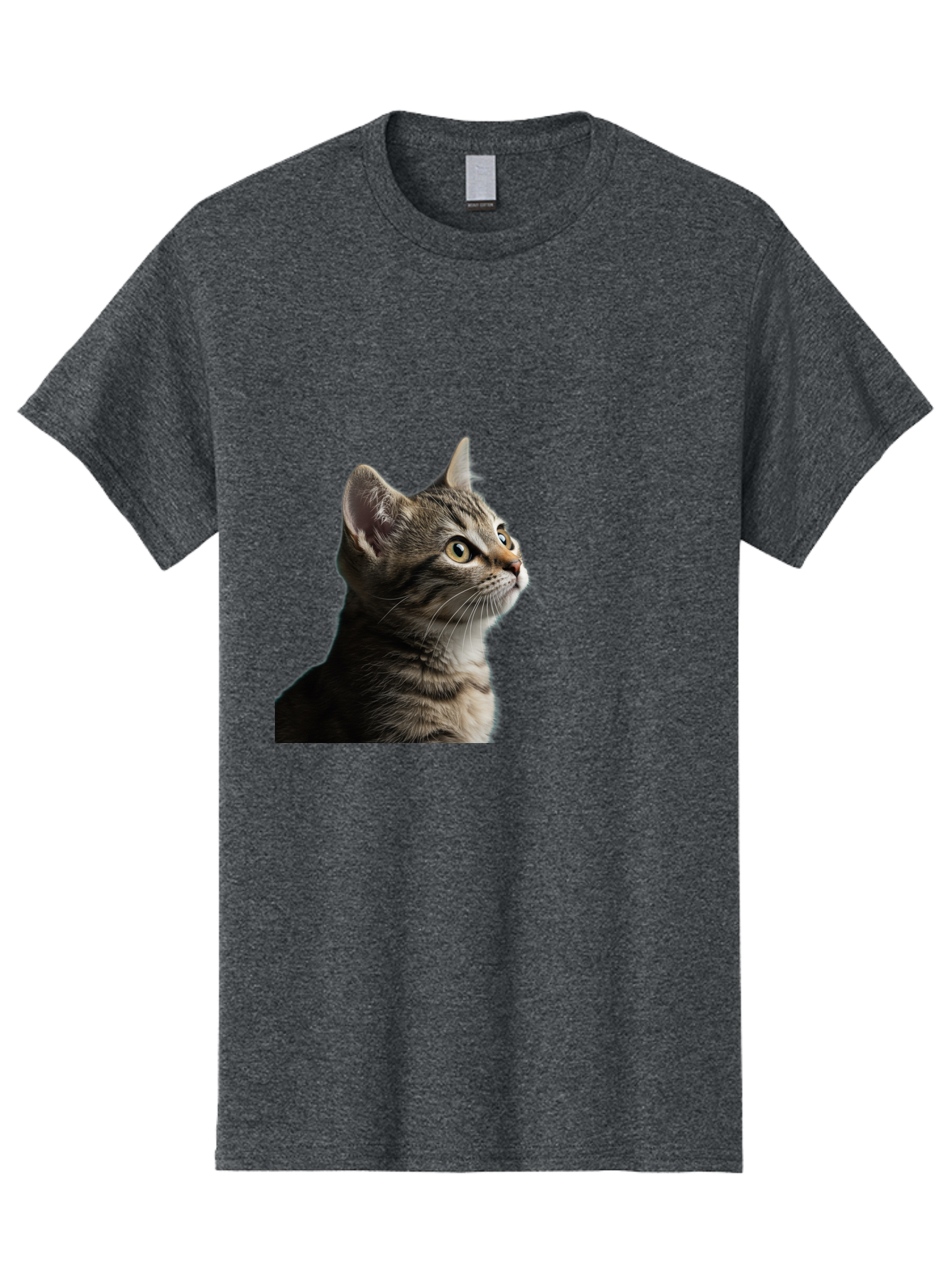 Cat-Looking-Up Men'S Graphic Tee, 100% Cotton, Comfortable Casual Summer Wear, Machine Washable, Vintage Camera, Old Camera, Antique Camera, Black Camera, Classic Photography, Photography Equipment, Nostalgic Device, Film Camera, Camera Art Bai633 3