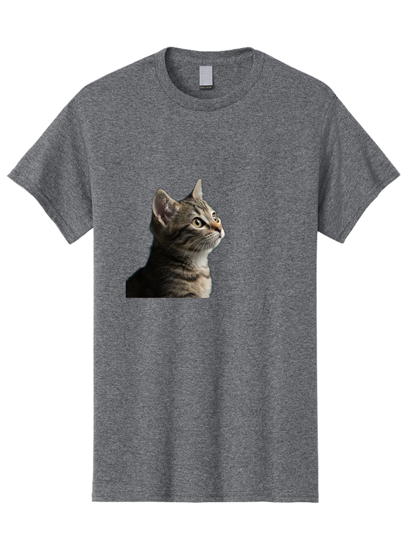 Cat-Looking-Up Men'S Graphic Tee, 100% Cotton, Comfortable Casual Summer Wear, Machine Washable, Vintage Camera, Old Camera, Antique Camera, Black Camera, Classic Photography, Photography Equipment, Nostalgic Device, Film Camera, Camera Art Bai633 13