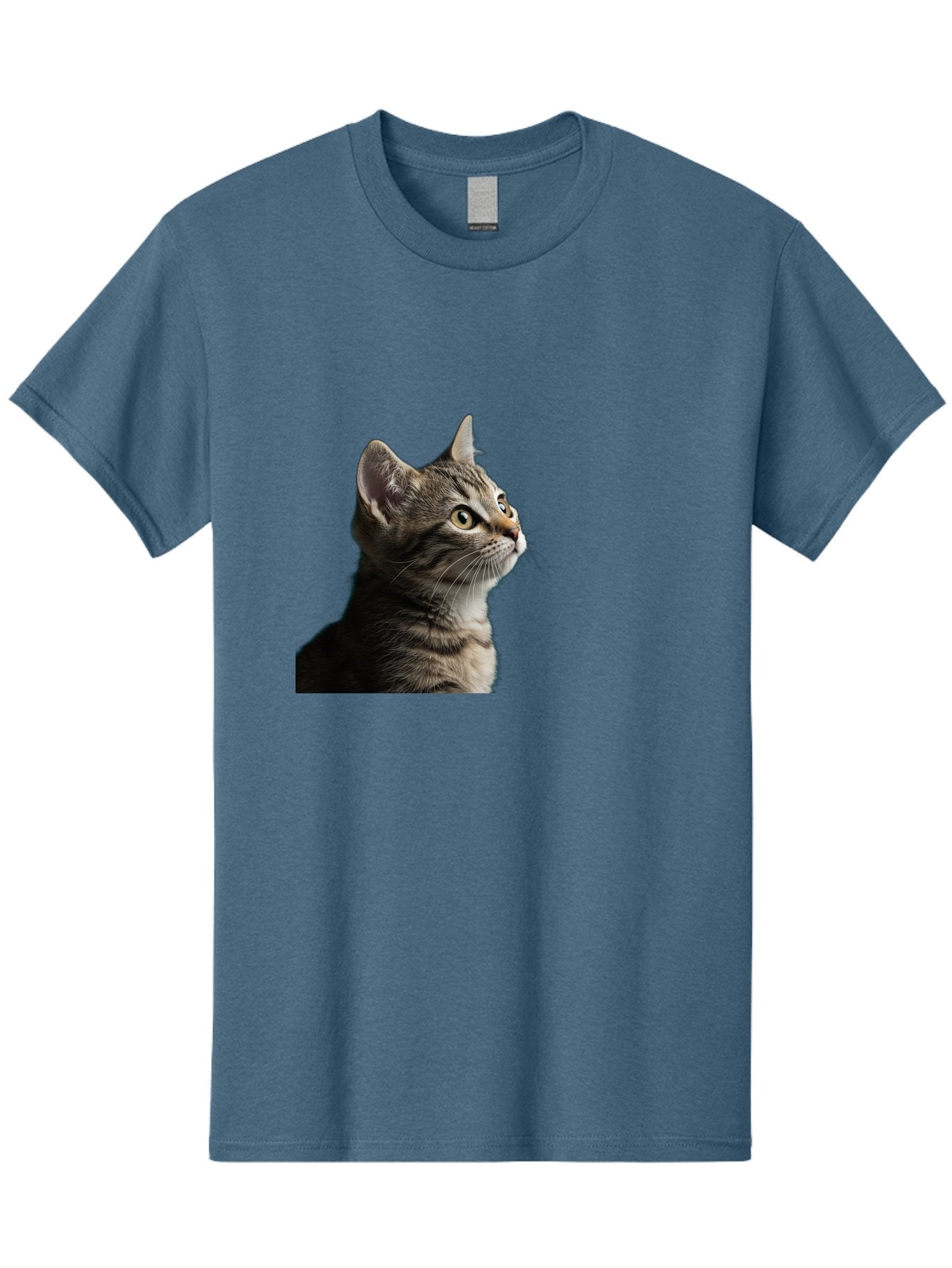 Cat-Looking-Up Men'S Graphic Tee, 100% Cotton, Comfortable Casual Summer Wear, Machine Washable, Vintage Camera, Old Camera, Antique Camera, Black Camera, Classic Photography, Photography Equipment, Nostalgic Device, Film Camera, Camera Art Bai633 3