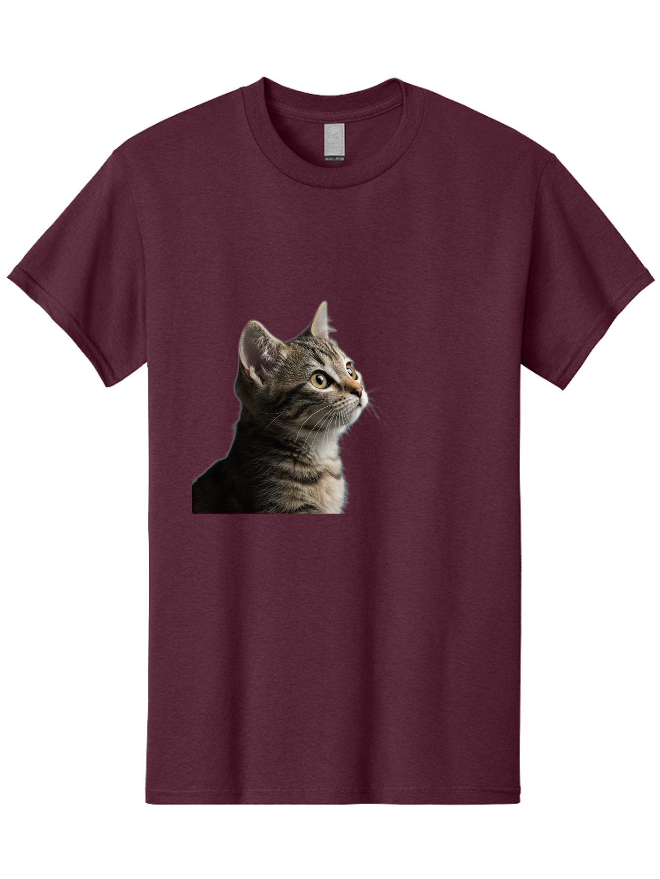 Cat-Looking-Up Men'S Graphic Tee, 100% Cotton, Comfortable Casual Summer Wear, Machine Washable, Vintage Camera, Old Camera, Antique Camera, Black Camera, Classic Photography, Photography Equipment, Nostalgic Device, Film Camera, Camera Art Bai633 6