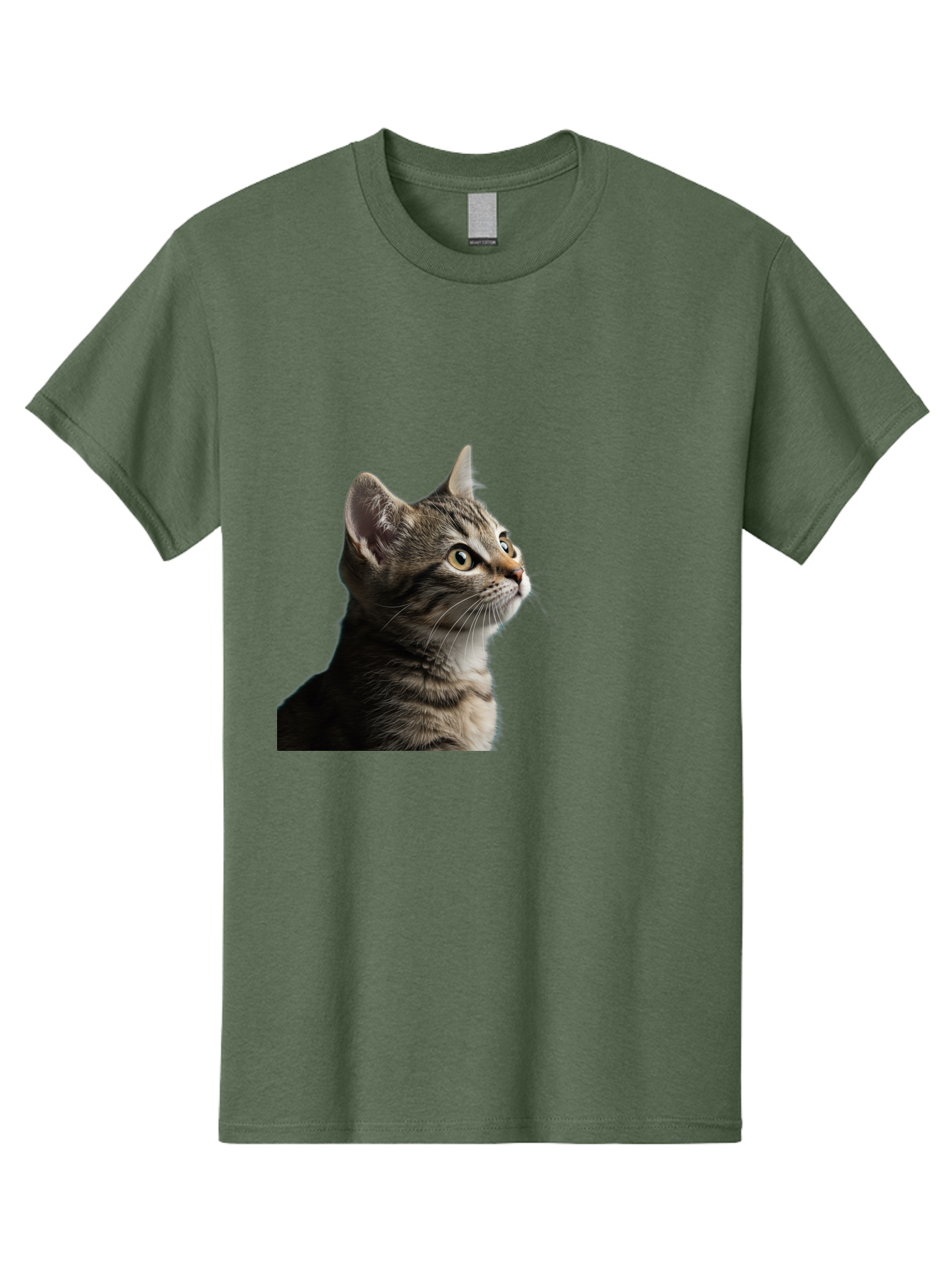 Cat-Looking-Up Men'S Graphic Tee, 100% Cotton, Comfortable Casual Summer Wear, Machine Washable, Vintage Camera, Old Camera, Antique Camera, Black Camera, Classic Photography, Photography Equipment, Nostalgic Device, Film Camera, Camera Art Bai633 5