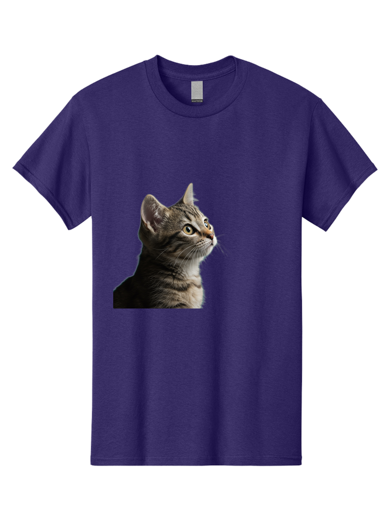 Cat-Looking-Up Men'S Graphic Tee, 100% Cotton, Comfortable Casual Summer Wear, Machine Washable, Vintage Camera, Old Camera, Antique Camera, Black Camera, Classic Photography, Photography Equipment, Nostalgic Device, Film Camera, Camera Art Bai633 13