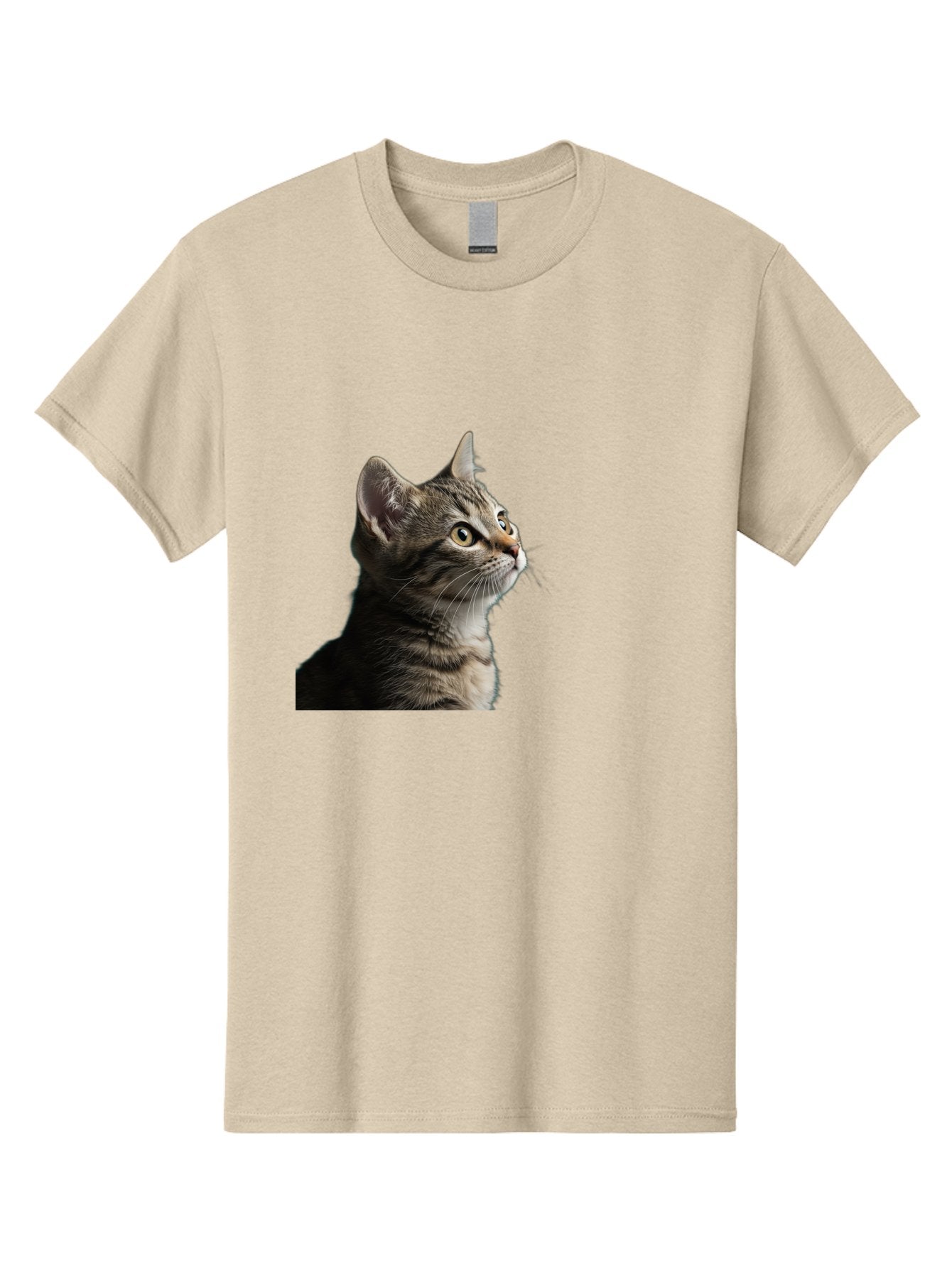 Cat-Looking-Up Men'S Graphic Tee, 100% Cotton, Comfortable Casual Summer Wear, Machine Washable, Vintage Camera, Old Camera, Antique Camera, Black Camera, Classic Photography, Photography Equipment, Nostalgic Device, Film Camera, Camera Art Bai633 11