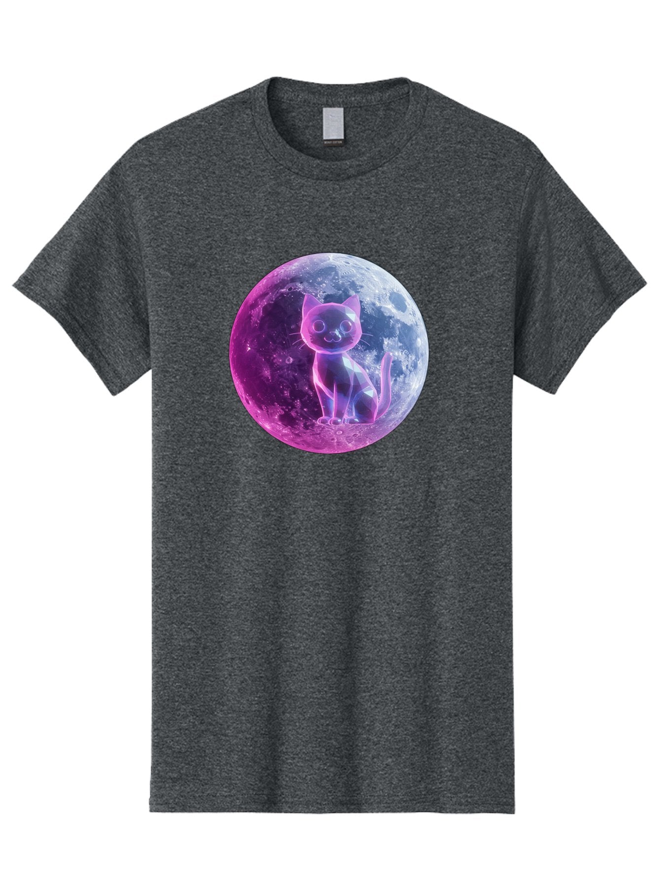 Cat-On-The-Moon-1 Men'S Graphic Tee, 100% Cotton, Comfortable Casual Summer Wear, Machine Washable, Vintage Camera, Old Camera, Antique Camera, Black Camera, Classic Photography, Photography Equipment, Nostalgic Device, Film Camera, Camera Art Bai638