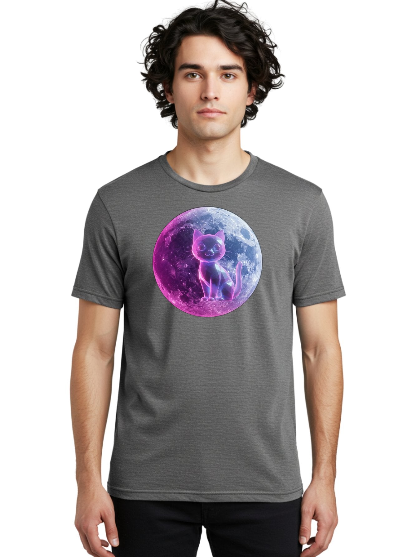 Cat-On-The-Moon-1 Men'S Graphic Tee, 100% Cotton, Comfortable Casual Summer Wear, Machine Washable, Vintage Camera, Old Camera, Antique Camera, Black Camera, Classic Photography, Photography Equipment, Nostalgic Device, Film Camera, Camera Art Bai638 17