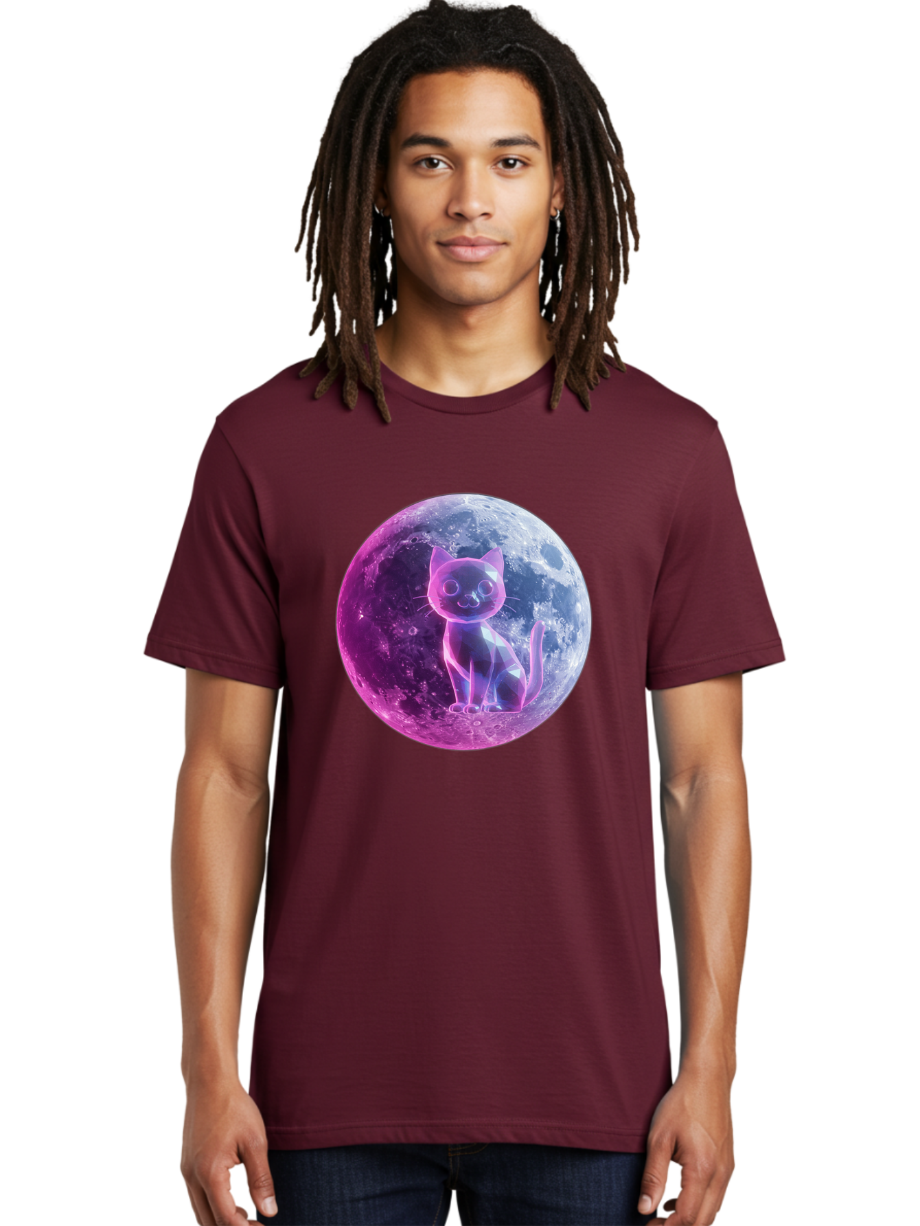 Cat-On-The-Moon-1 Men'S Graphic Tee, 100% Cotton, Comfortable Casual Summer Wear, Machine Washable, Vintage Camera, Old Camera, Antique Camera, Black Camera, Classic Photography, Photography Equipment, Nostalgic Device, Film Camera, Camera Art Bai638 28