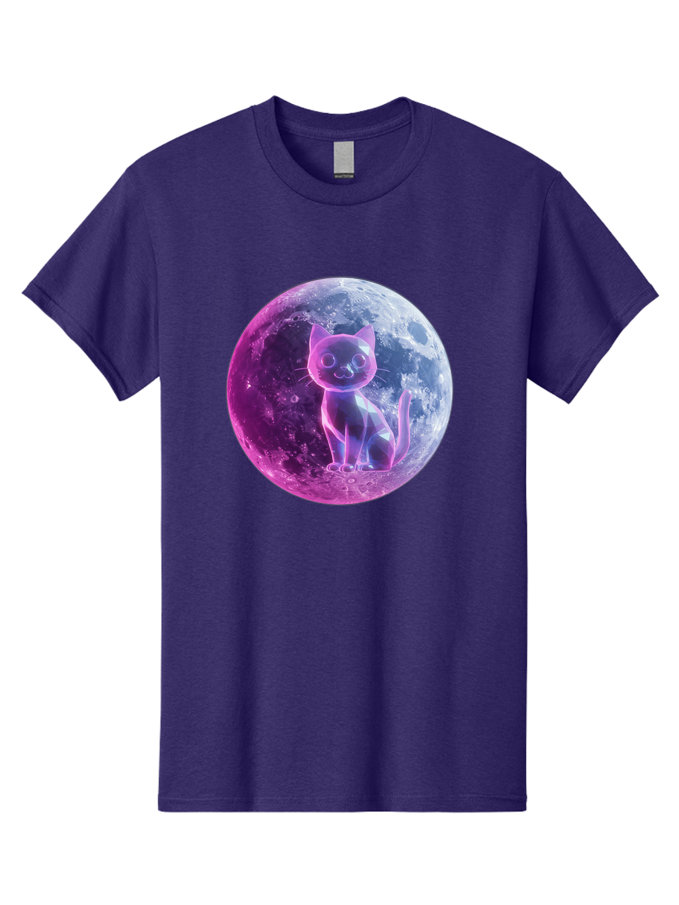 Cat-On-The-Moon-1 Men'S Graphic Tee, 100% Cotton, Comfortable Casual Summer Wear, Machine Washable, Vintage Camera, Old Camera, Antique Camera, Black Camera, Classic Photography, Photography Equipment, Nostalgic Device, Film Camera, Camera Art Bai638