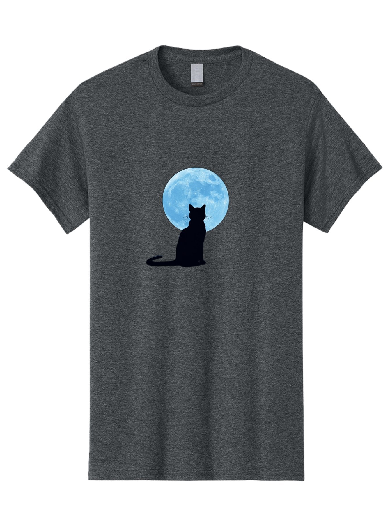 Cat-Silhouette-Full-Moon Men'S Graphic Tee, 100% Cotton, Comfortable Casual Summer Wear, Machine Washable, Vintage Camera, Old Camera, Antique Camera, Black Camera, Classic Photography, Photography Equipment, Nostalgic Device, Film Camera, Bai640 13
