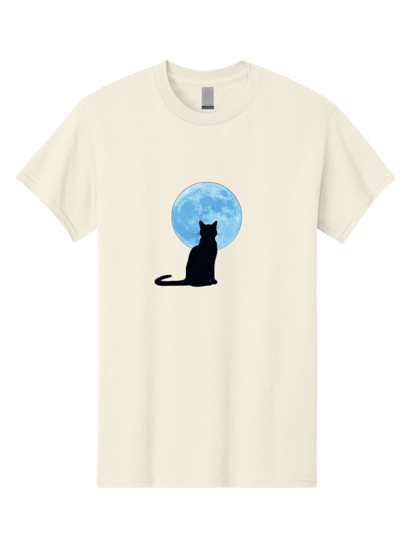 Cat-Silhouette-Full-Moon Men'S Graphic Tee, 100% Cotton, Comfortable Casual Summer Wear, Machine Washable, Vintage Camera, Old Camera, Antique Camera, Black Camera, Classic Photography, Photography Equipment, Nostalgic Device, Film Camera, Bai640 10