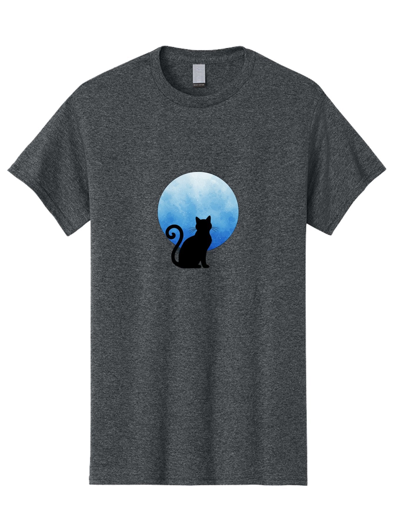 Cat-Silhouette-Moon-1 Men'S Graphic Tee, 100% Cotton, Comfortable Casual Summer Wear, Machine Washable, Vintage Camera, Old Camera, Antique Camera, Black Camera, Classic Photography, Photography Equipment, Nostalgic Device, Film Camera, Bai641 15