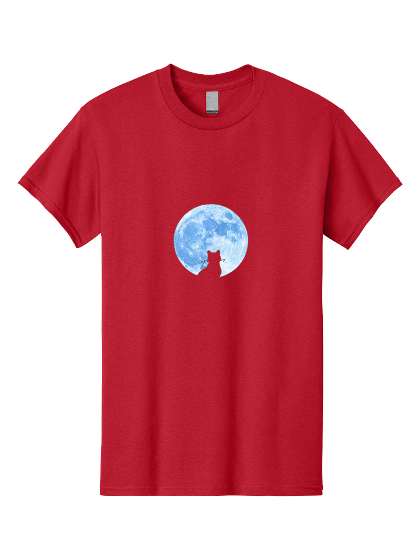 Cat-Silhouette-Moon-2 Men'S Graphic Tee, 100% Cotton, Comfortable Casual Summer Wear, Machine Washable, Vintage Camera, Old Camera, Antique Camera, Black Camera, Classic Photography, Photography Equipment, Nostalgic Device, Film Camera, Bai642 8