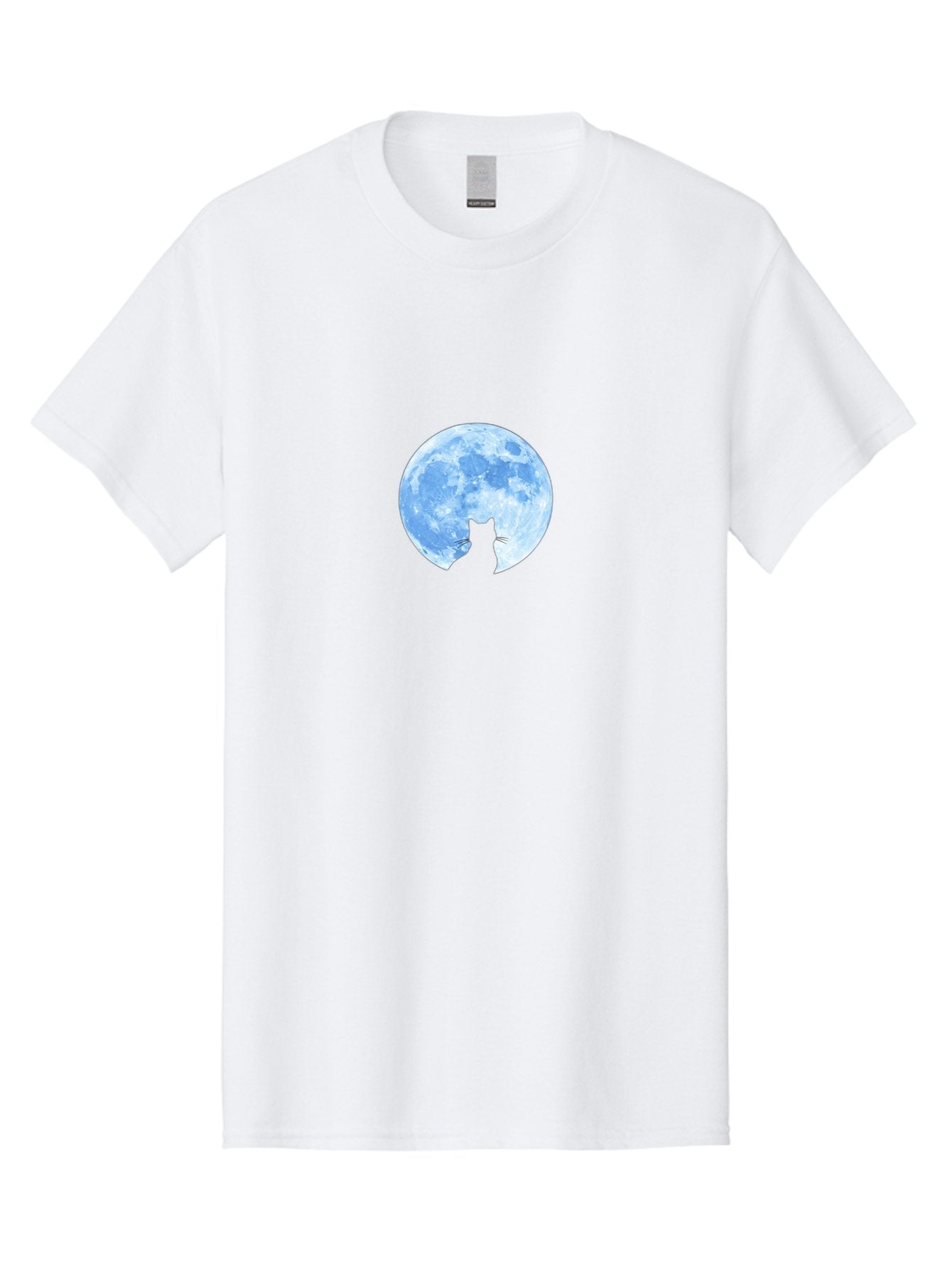 Cat-Silhouette-Moon-2 Men'S Graphic Tee, 100% Cotton, Comfortable Casual Summer Wear, Machine Washable, Vintage Camera, Old Camera, Antique Camera, Black Camera, Classic Photography, Photography Equipment, Nostalgic Device, Film Camera, Bai642