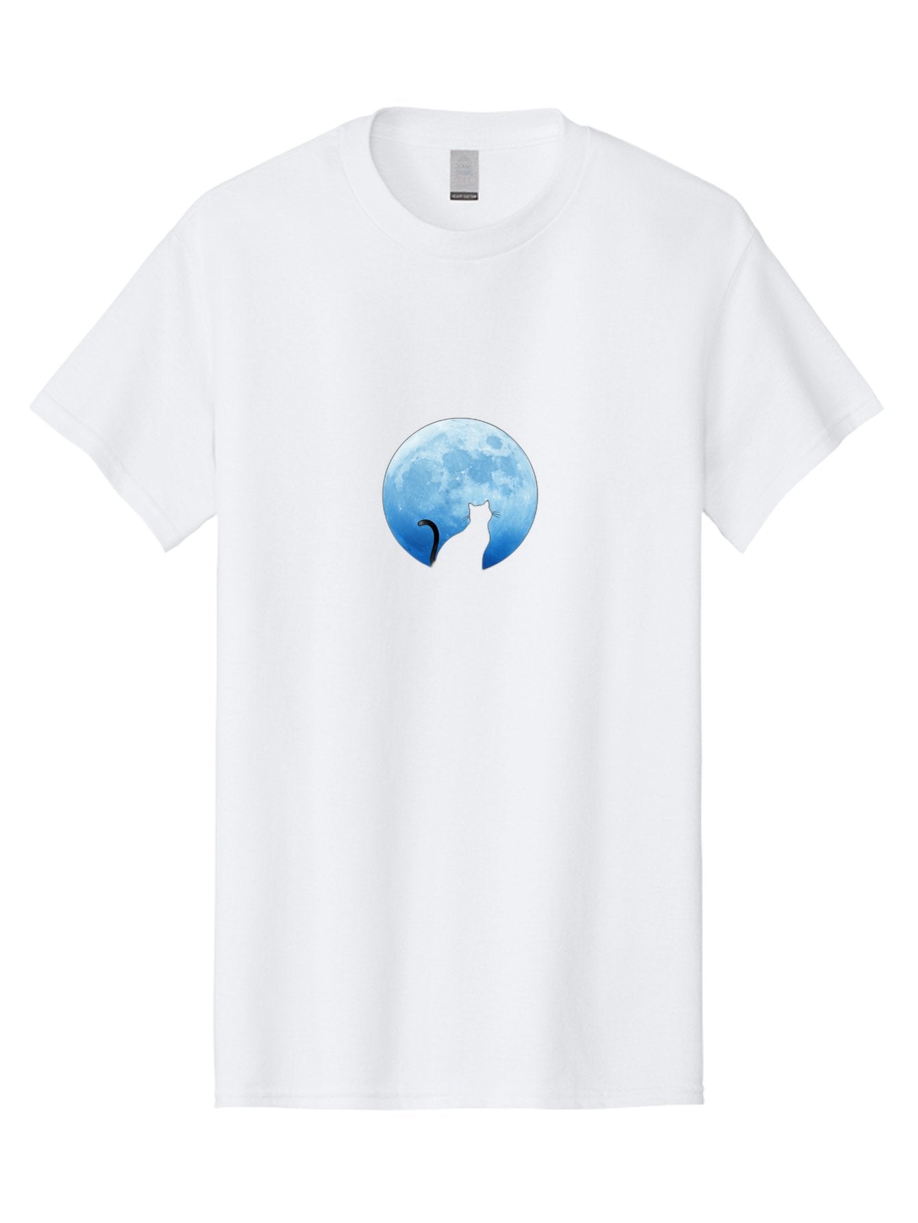 Cat-Silhouette-Moon Men'S Graphic Tee, 100% Cotton, Comfortable Casual Summer Wear, Machine Washable, Vintage Camera, Old Camera, Antique Camera, Black Camera, Classic Photography, Photography Equipment, Nostalgic Device, Film Camera, Bai643 10