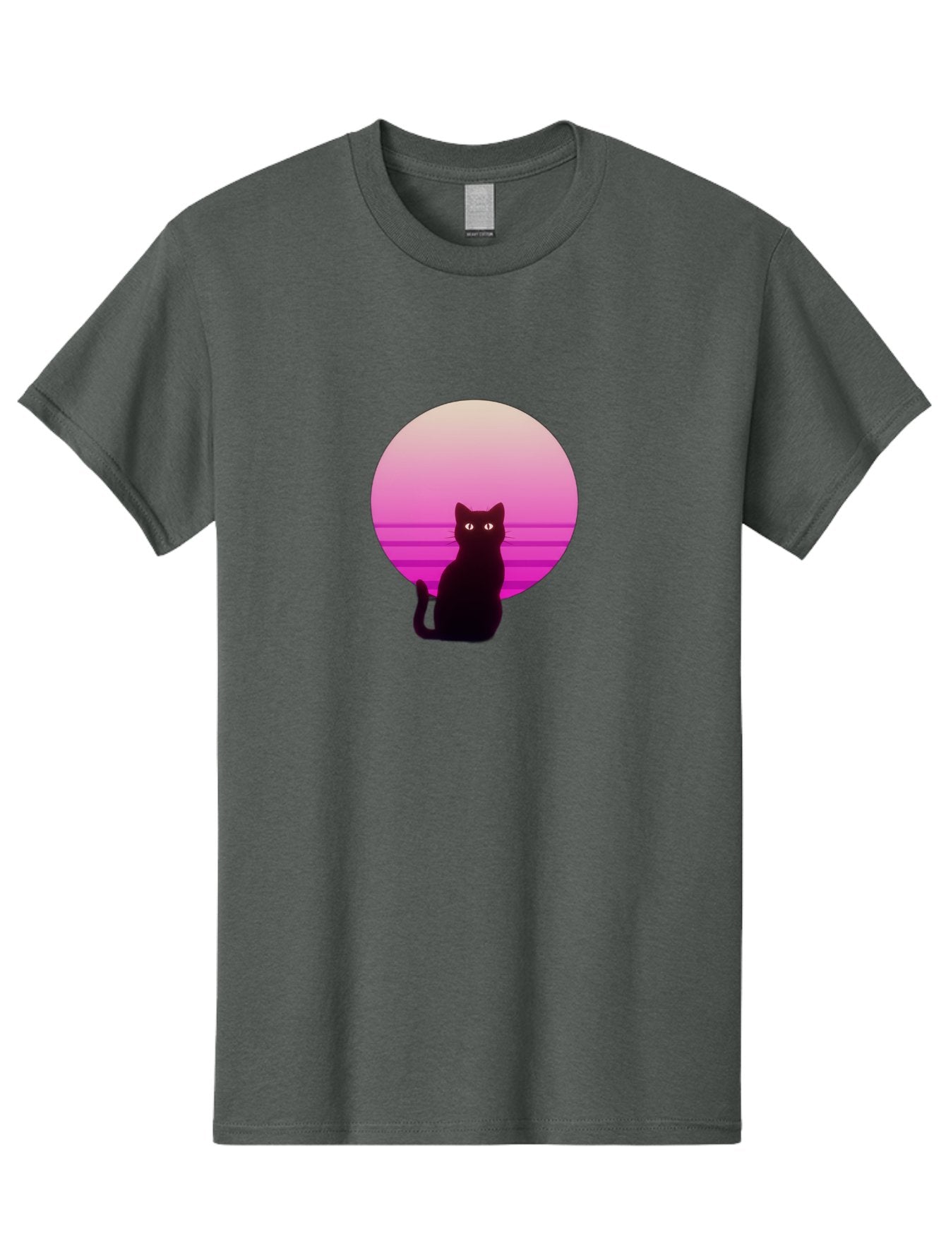 Cat-Silhouette Men'S Graphic Tee, 100% Cotton, Comfortable Casual Summer Wear, Machine Washable, Vintage Camera, Old Camera, Antique Camera, Black Camera, Classic Photography, Photography Equipment, Nostalgic Device, Film Camera, Camera Art Bai645 10