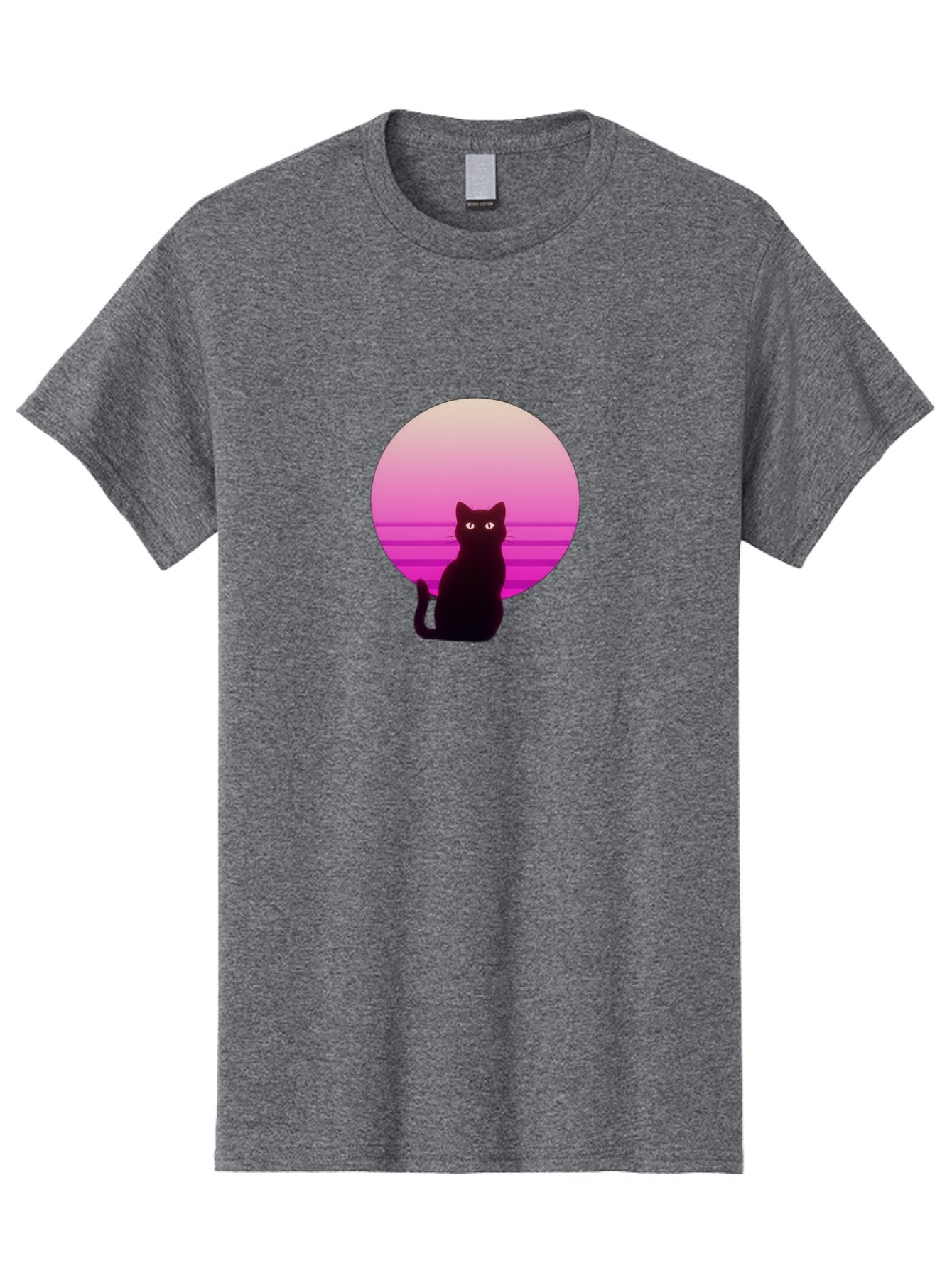 Cat-Silhouette Men'S Graphic Tee, 100% Cotton, Comfortable Casual Summer Wear, Machine Washable, Vintage Camera, Old Camera, Antique Camera, Black Camera, Classic Photography, Photography Equipment, Nostalgic Device, Film Camera, Camera Art Bai645 11