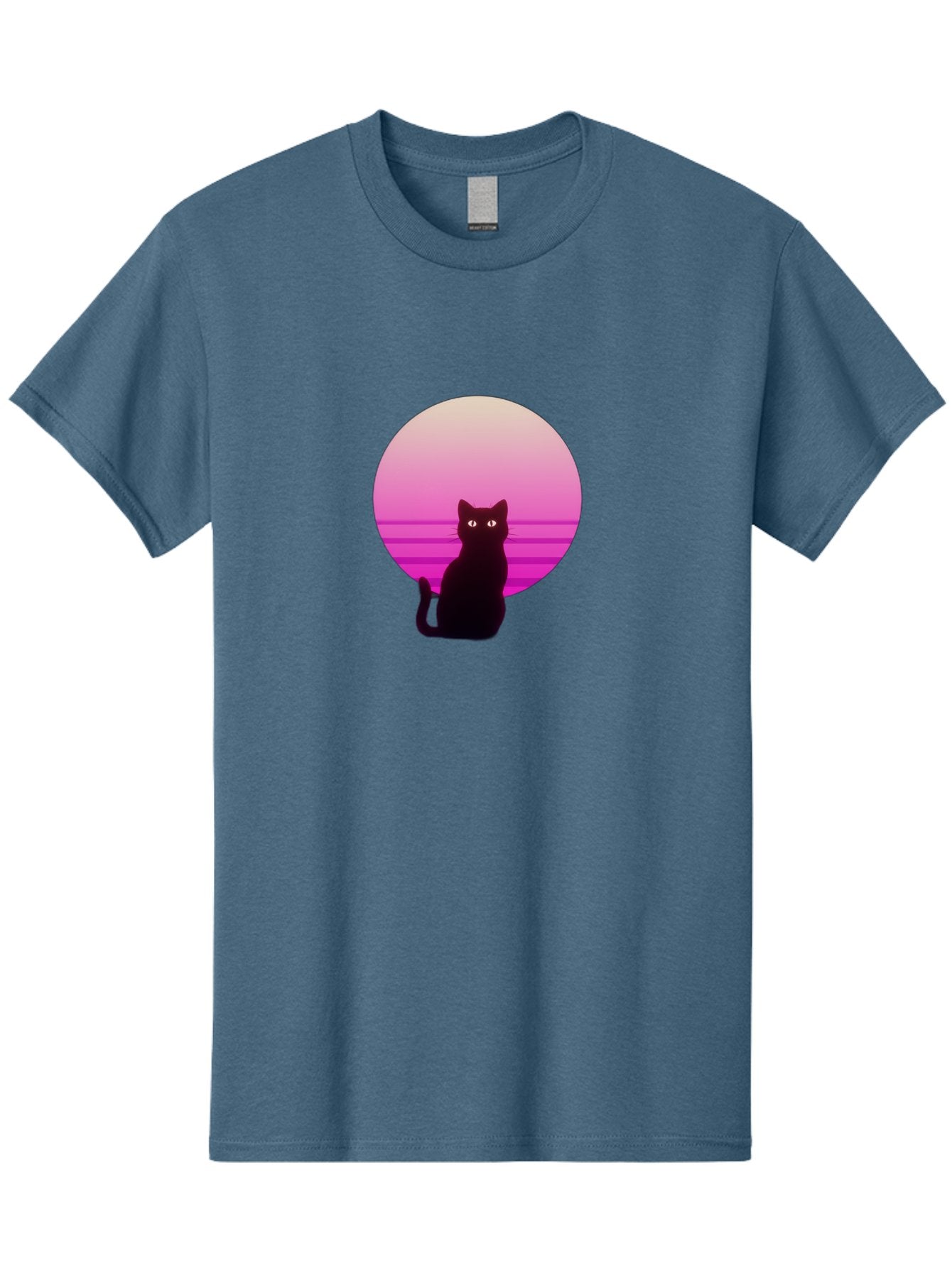 Cat-Silhouette Men'S Graphic Tee, 100% Cotton, Comfortable Casual Summer Wear, Machine Washable, Vintage Camera, Old Camera, Antique Camera, Black Camera, Classic Photography, Photography Equipment, Nostalgic Device, Film Camera, Camera Art Bai645 7